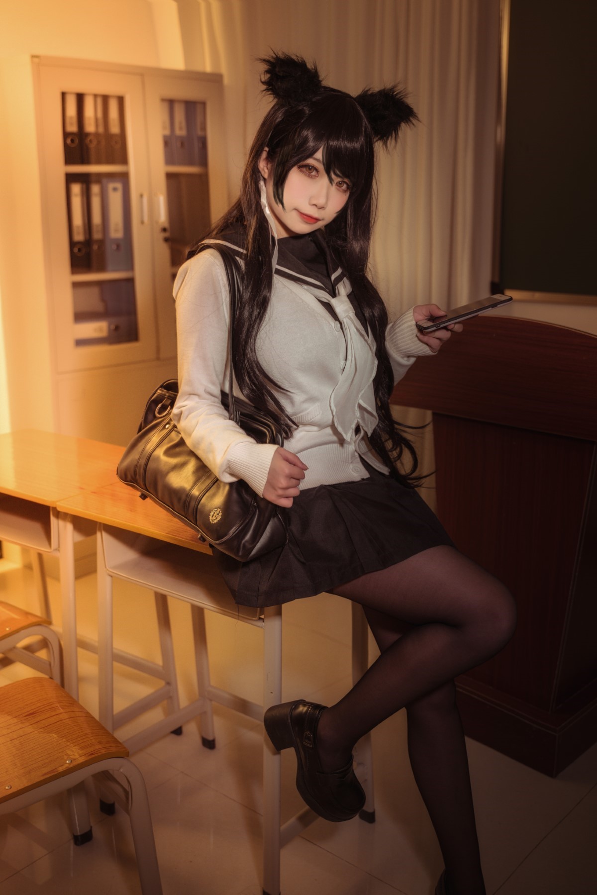 Coser@贞子蜜桃 Vol 009 碧蓝航线 爱宕高雄制服 0035 0676608209.jpg