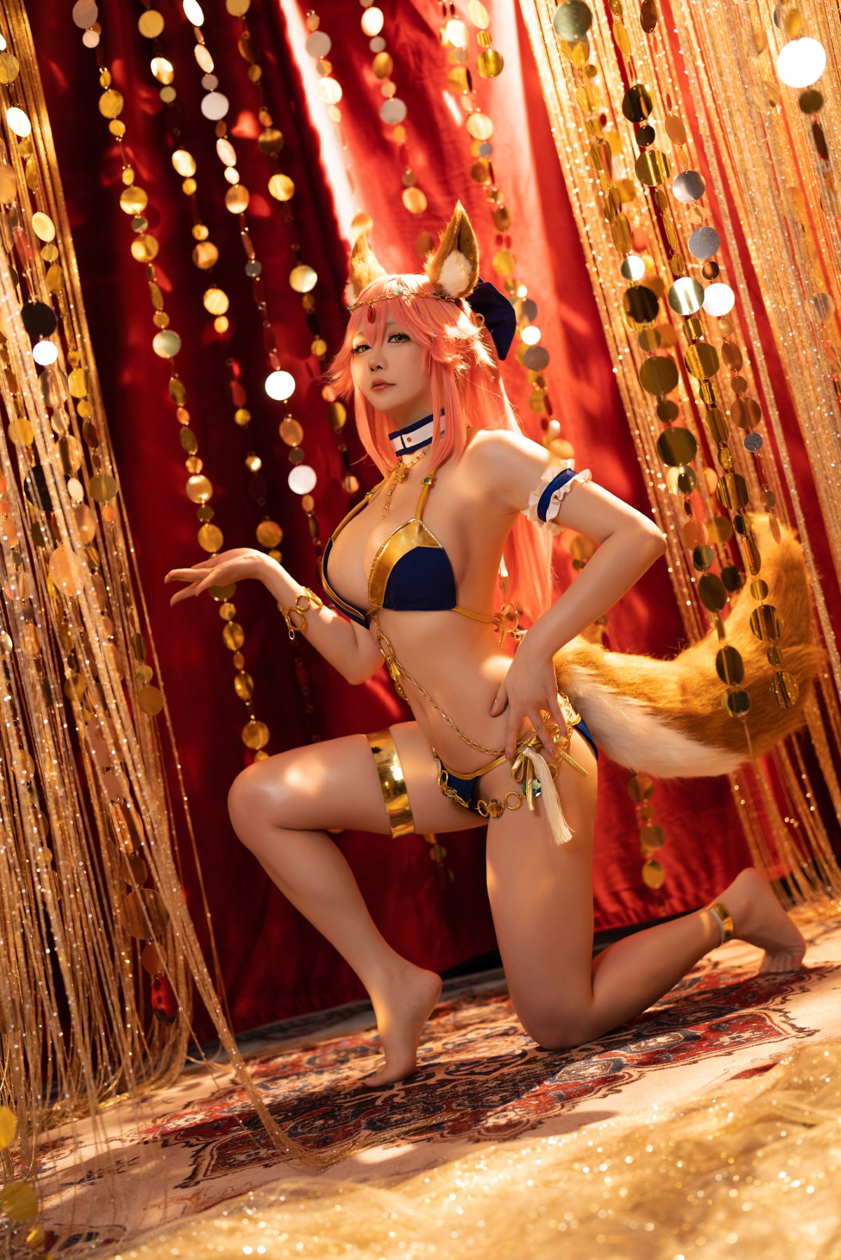 Coser@星之迟迟 Vol 115 FGO玉藻前舞娘 0002 5511049113.jpg