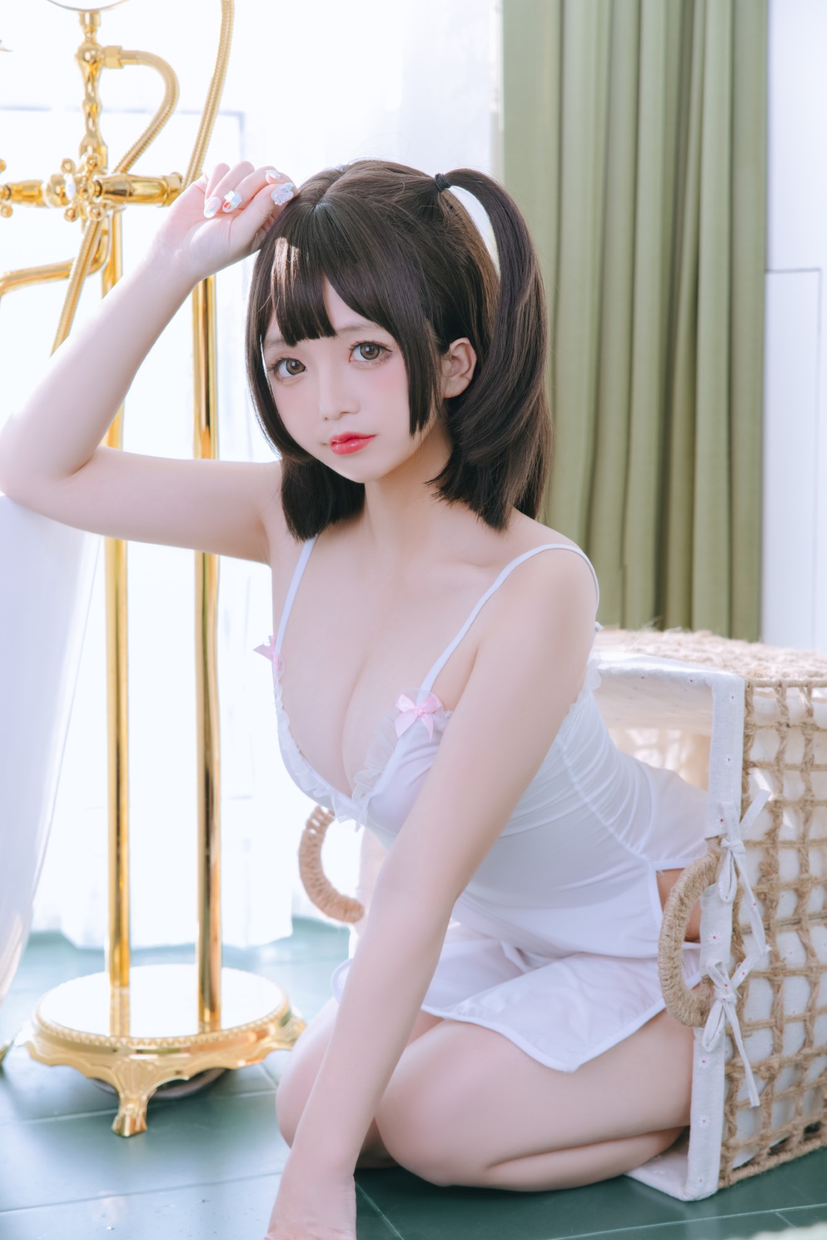 Coser@日奈娇 Vol 043 湿身小白裙 0009 5672924555.jpg