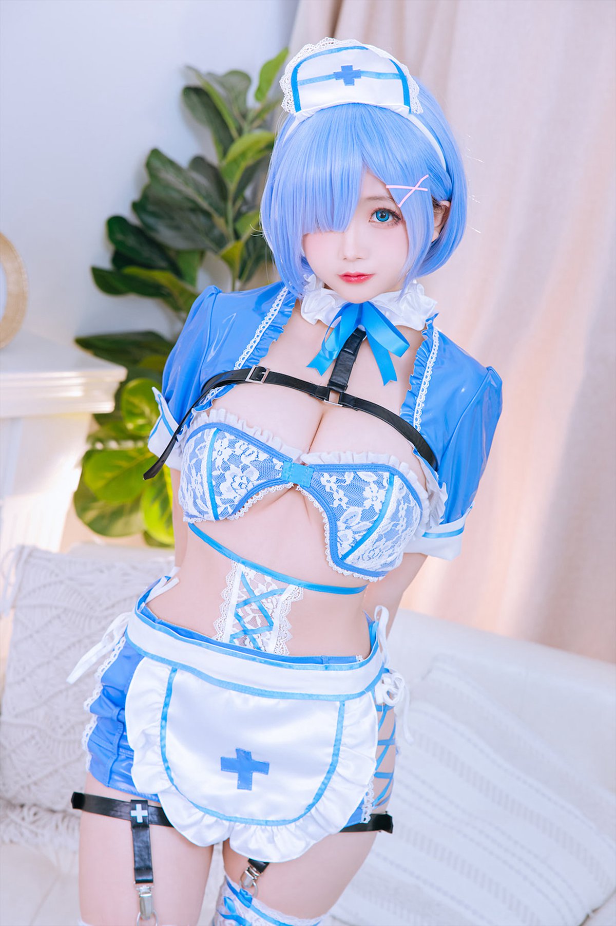 Coser@日奈娇 Vol.041 蕾姆蓝色护士