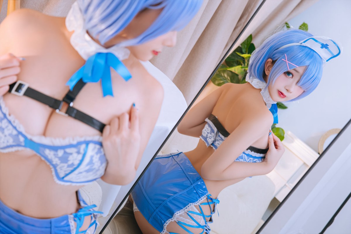 Coser@日奈娇 Vol 041 蕾姆蓝色护士 0002 1163442162.jpg