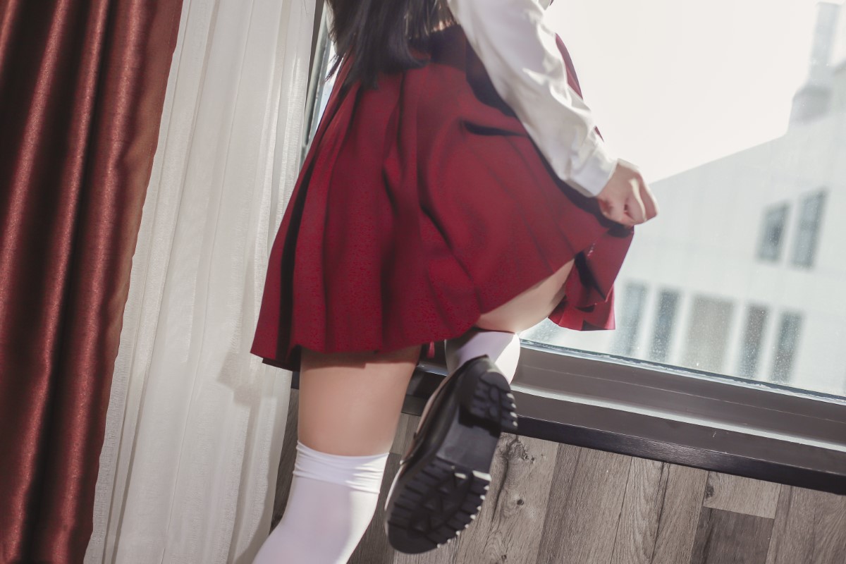 Coser@日奈娇 Vol 037 JK少女红裙 0007 3760225557.jpg