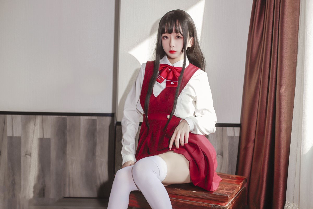 Coser@日奈娇 Vol 037 JK少女红裙 0011 1621101491.jpg