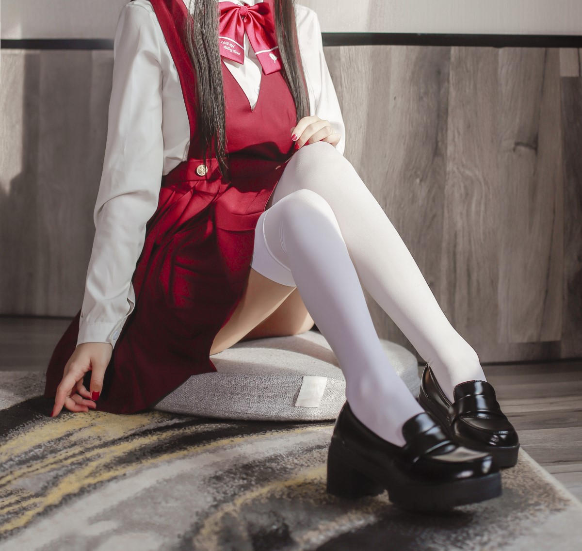 Coser@日奈娇 Vol 037 JK少女红裙 0022 8264288655.jpg