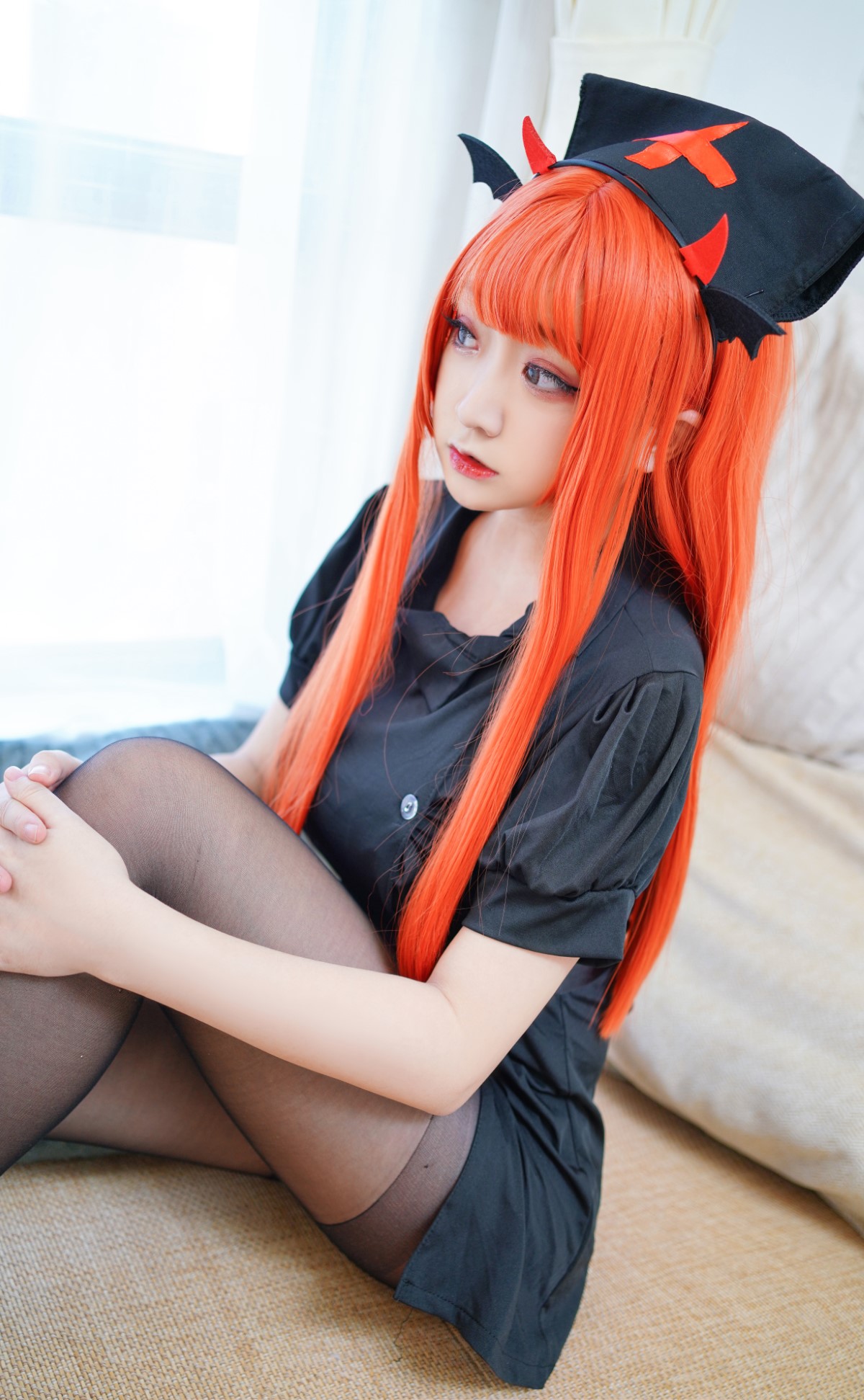 Coser@恩田直幸 Vol 014 橘色黑护士 0016 7212438031.jpg