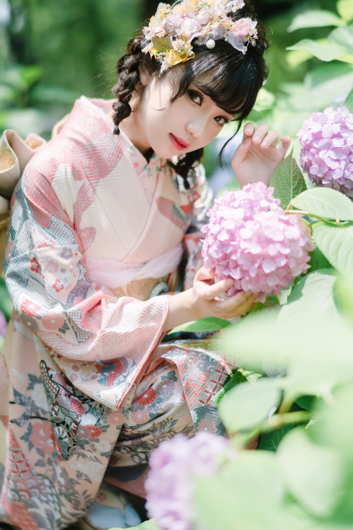 Coser@花柒Hana Vol 009 绣球花和服 0011 2244269446.jpg