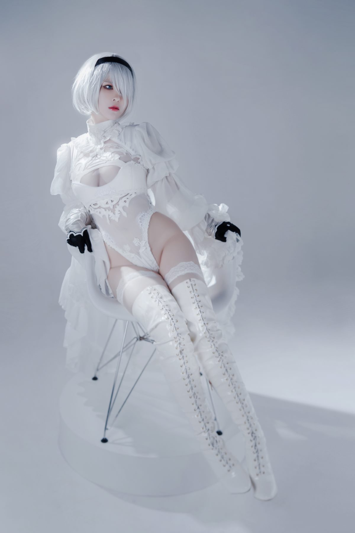 Coser@半半子 Vol 030 Automataヨルハ二号B型 白いドレス 0022 4069309154.jpg