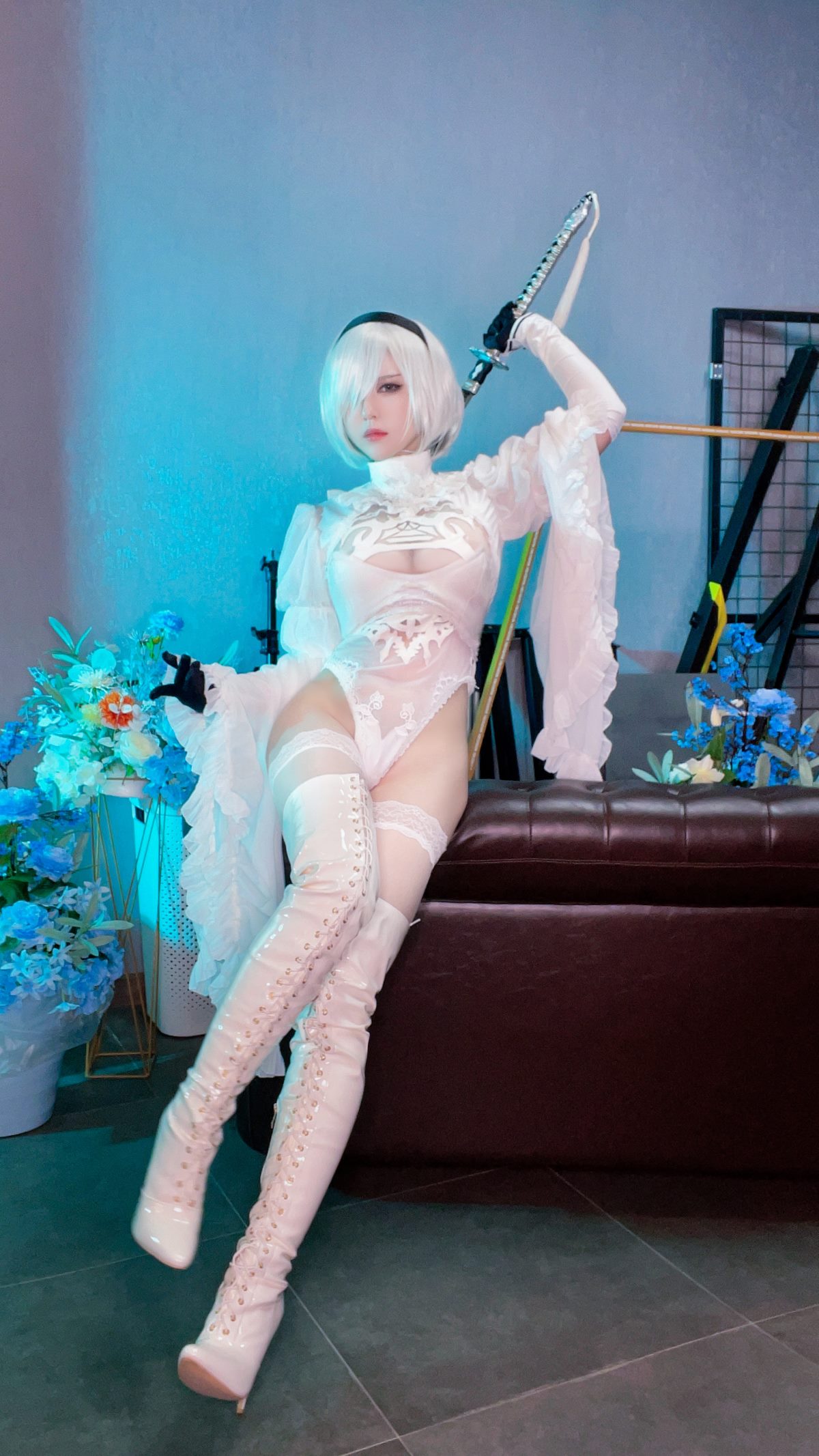 Coser@半半子 Vol 030 Automataヨルハ二号B型 白いドレス 0037 8172831610.jpg