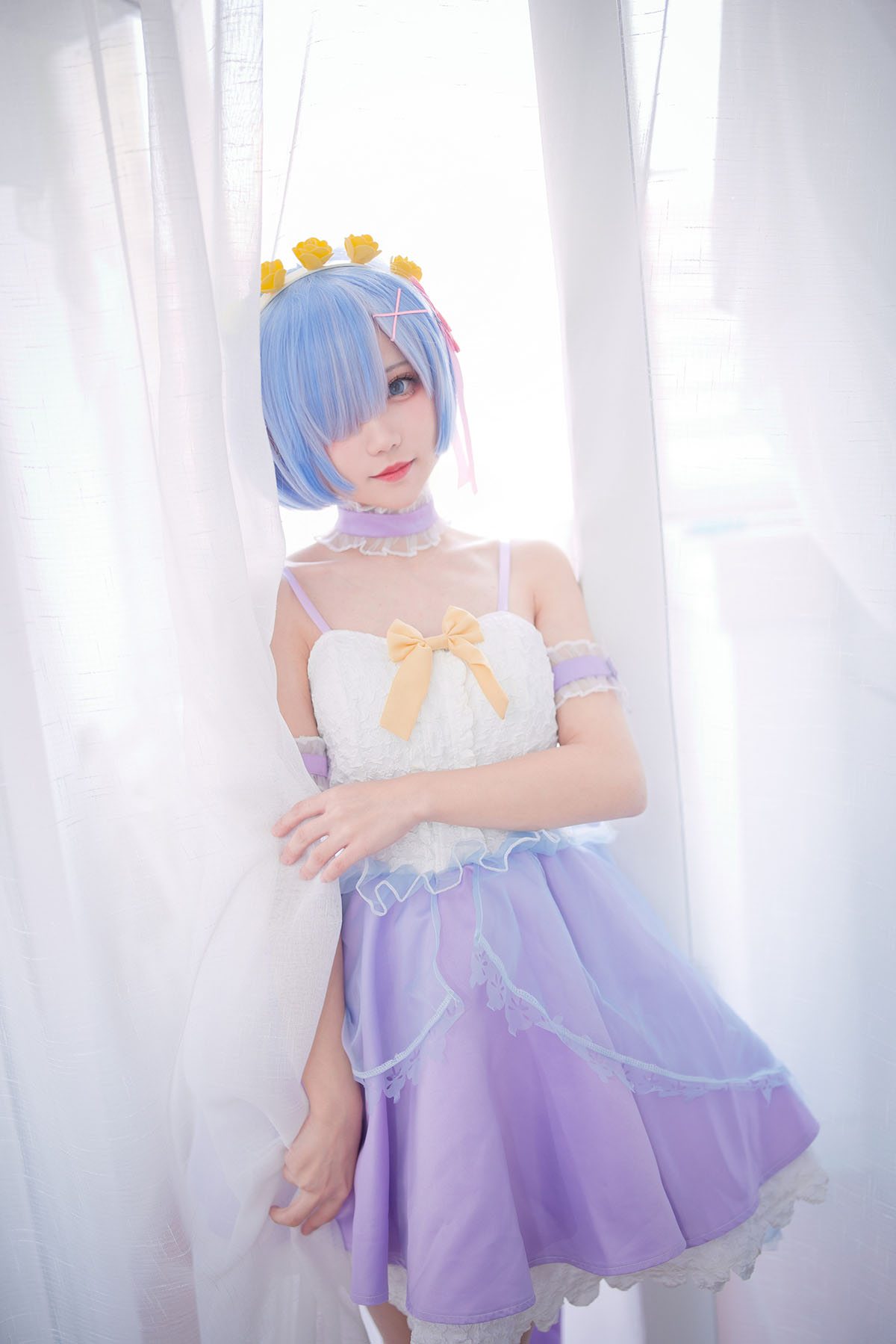 Coser@花柒Hana Vol.002 蕾姆CLEAR DRESS