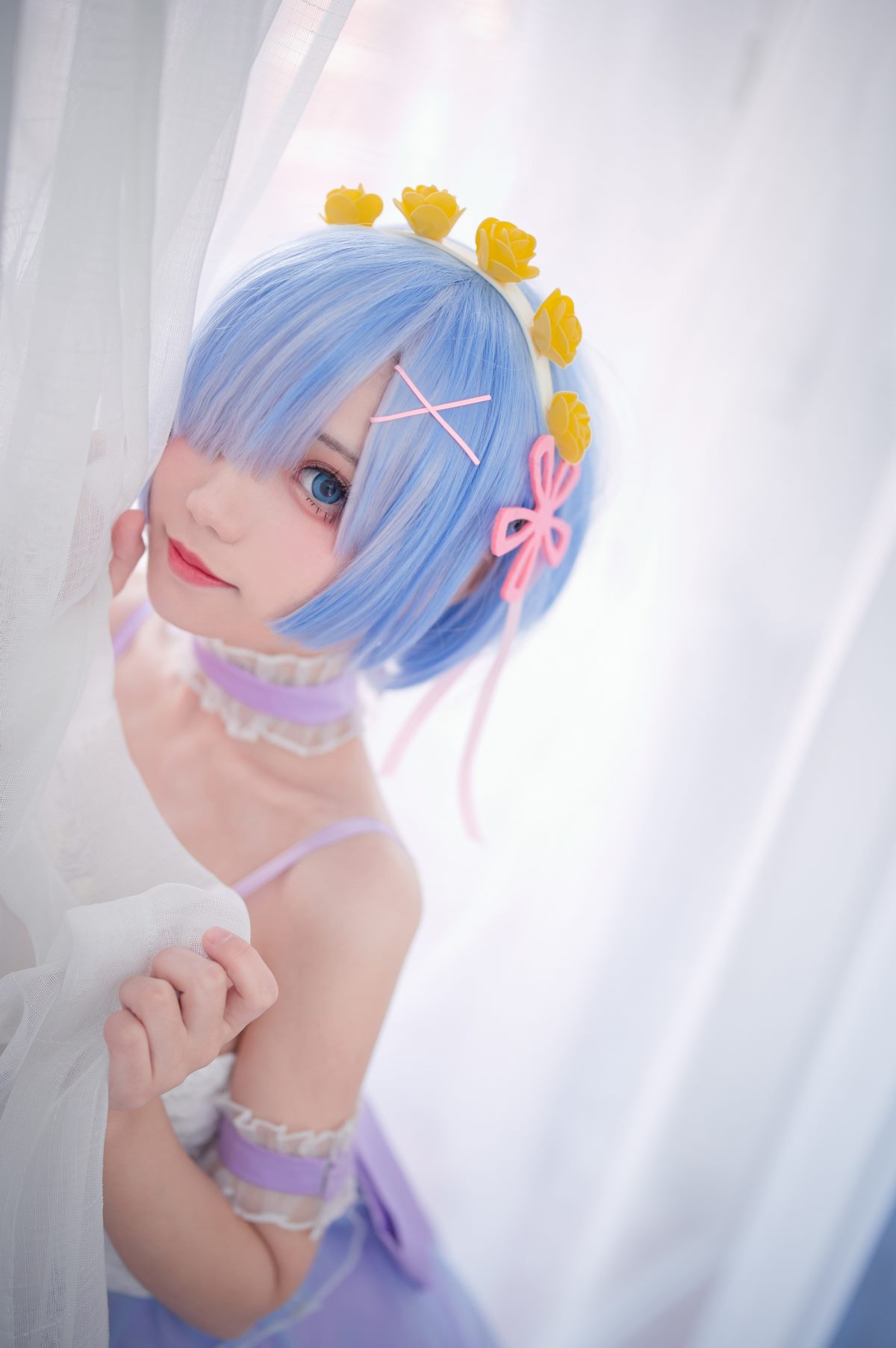 Coser@花柒Hana Vol 002 蕾姆CLEAR DRESS 0007 4444719548.jpg