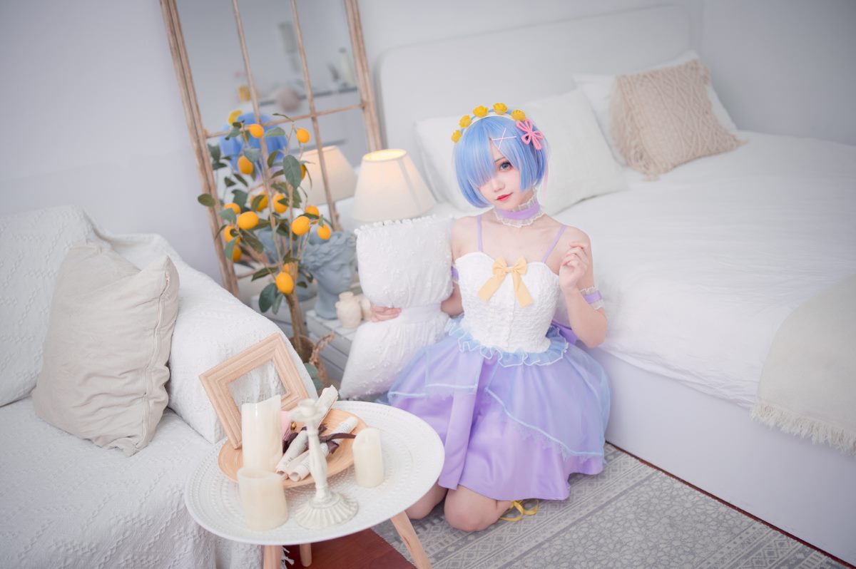 Coser@花柒Hana Vol 002 蕾姆CLEAR DRESS 0009 4503102782.jpg