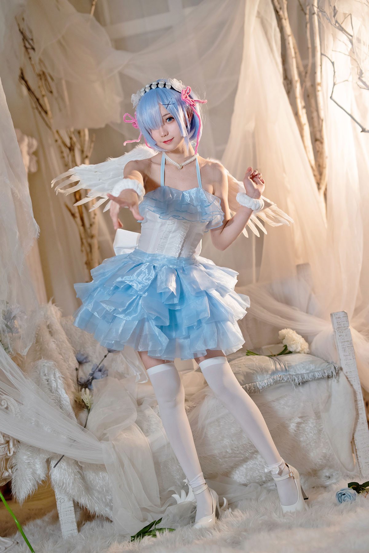 Coser@花柒Hana Vol.001 蕾姆大天使