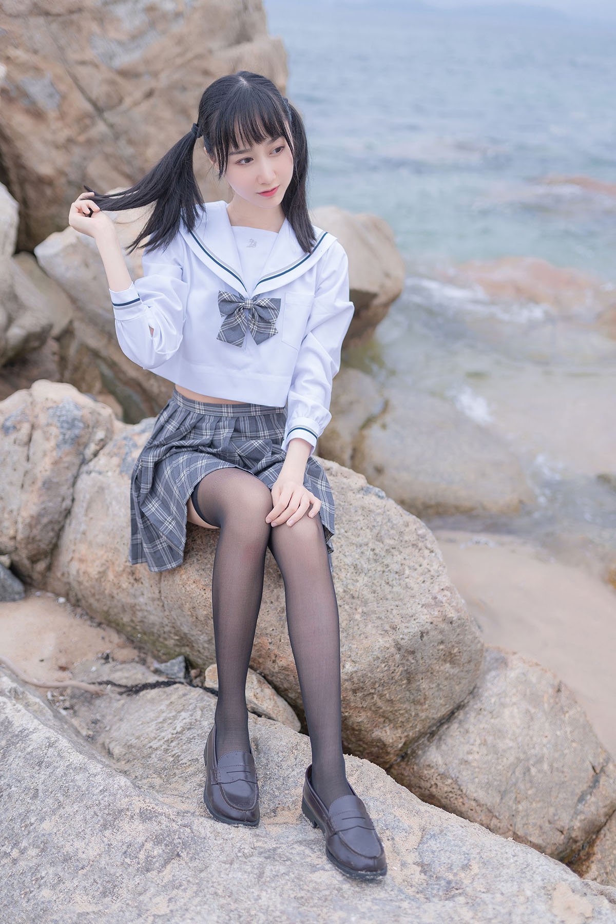 Coser@木绵绵OwO Vol.040 海边JK