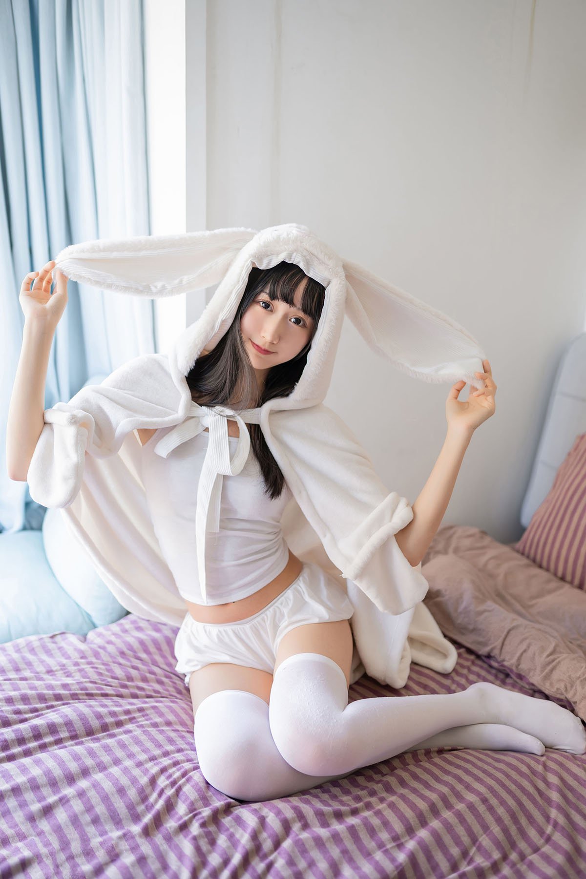 Coser@木绵绵OwO Vol.014 浴巾兔子