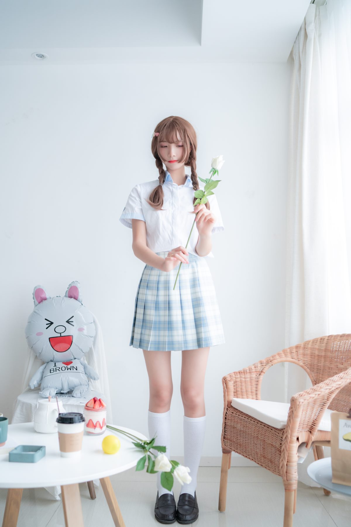 Coser@西瓜少女 Vol 012 民宿私房淡蓝JK 0001 8384449429.jpg