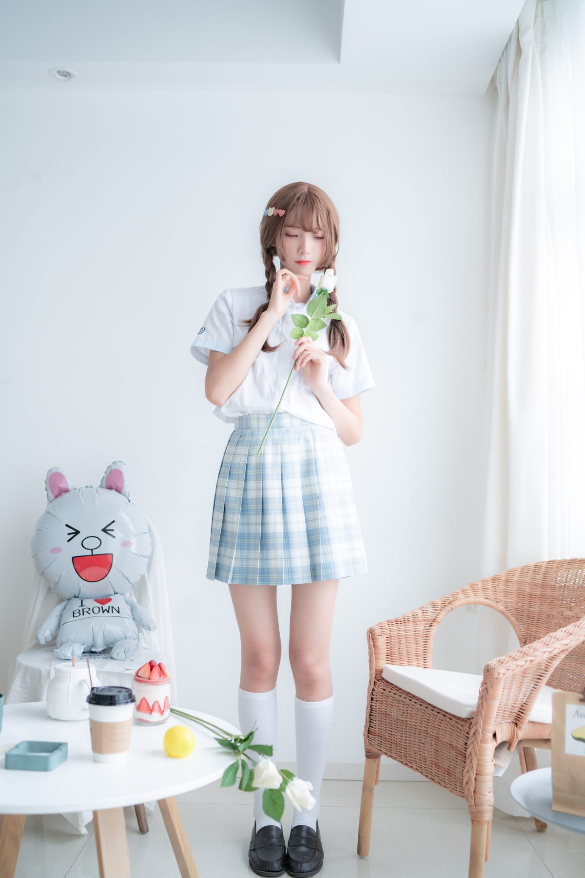 Coser@西瓜少女 Vol 012 民宿私房淡蓝JK 0002 9983308733.jpg