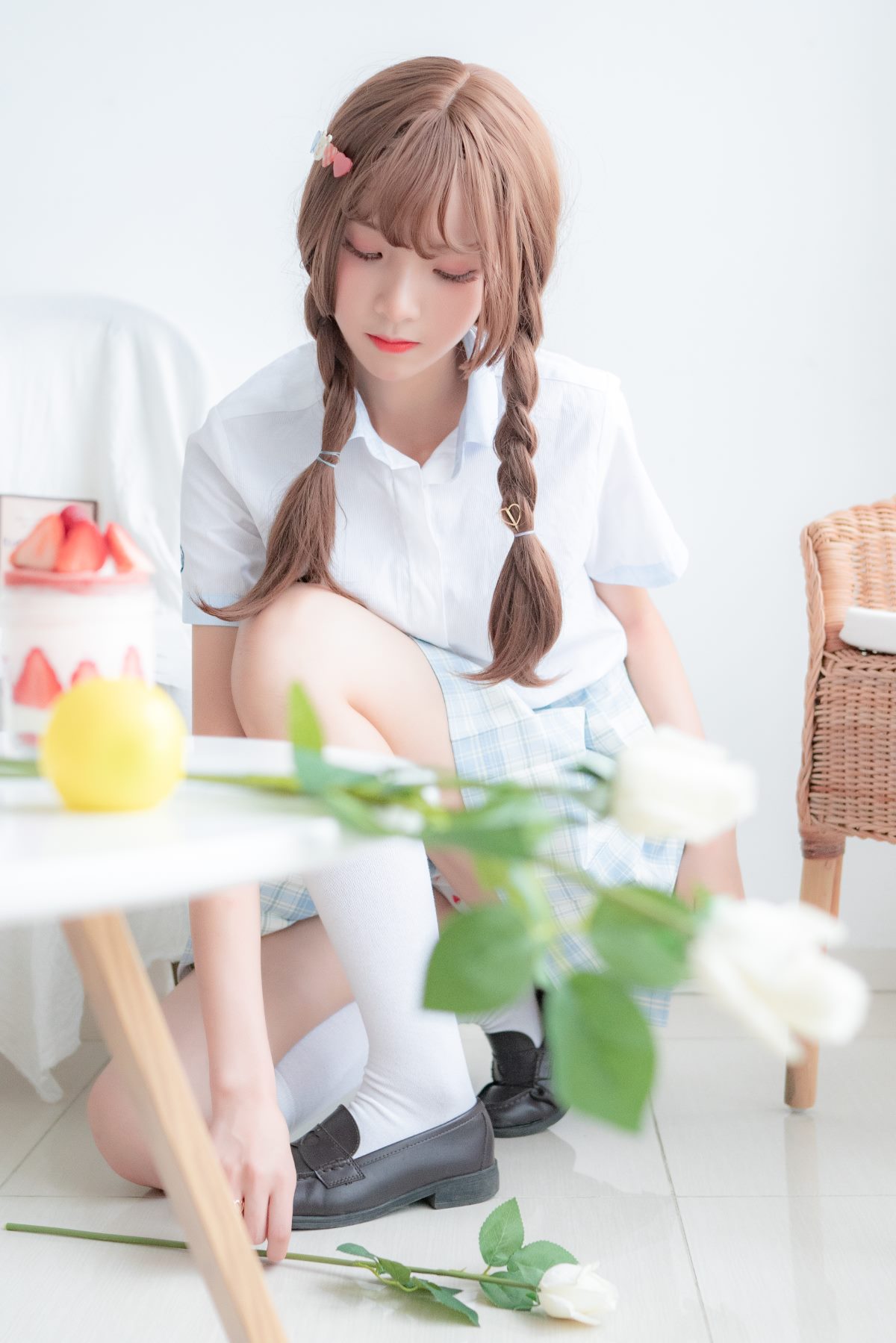 Coser@西瓜少女 Vol 012 民宿私房淡蓝JK 0015 6651174509.jpg