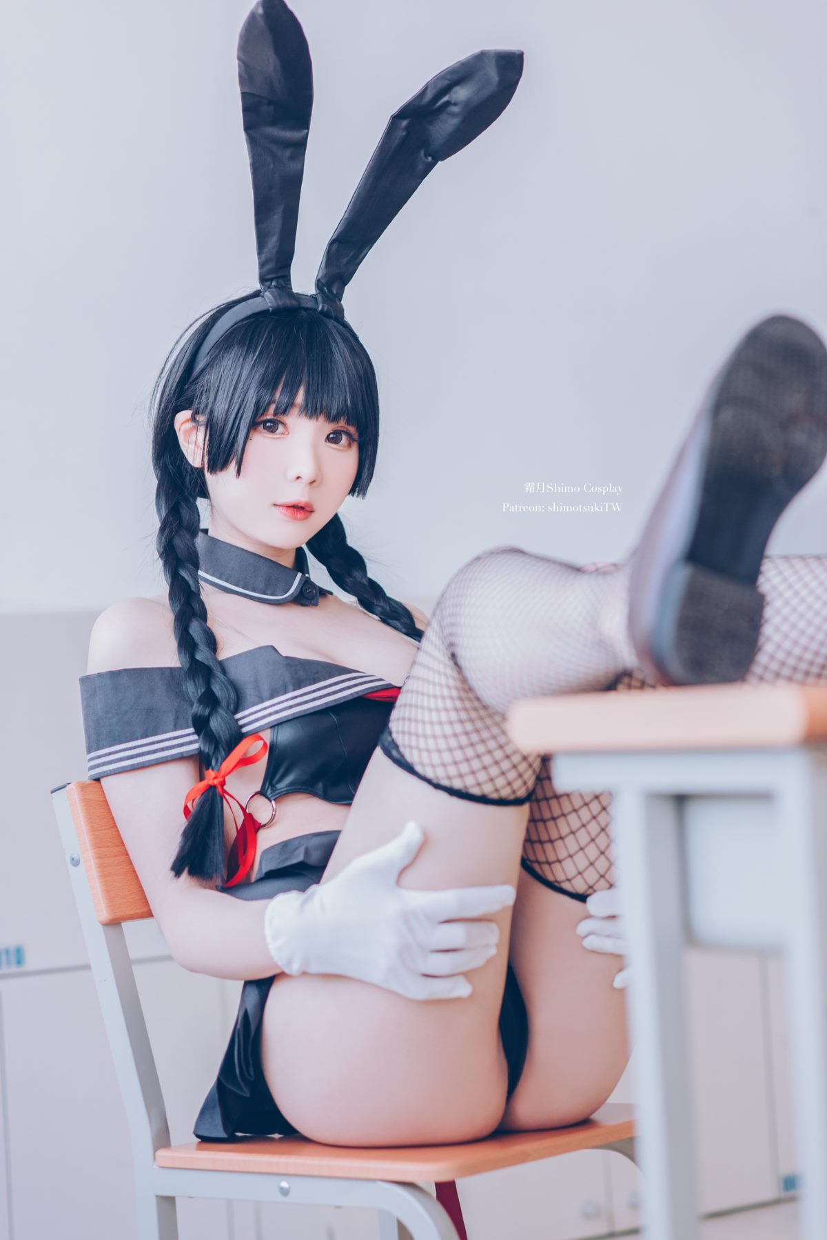 Coser@霜月shimo Vol 042 卯月桃子 水手服兔女郎 0009 4696838065.jpg