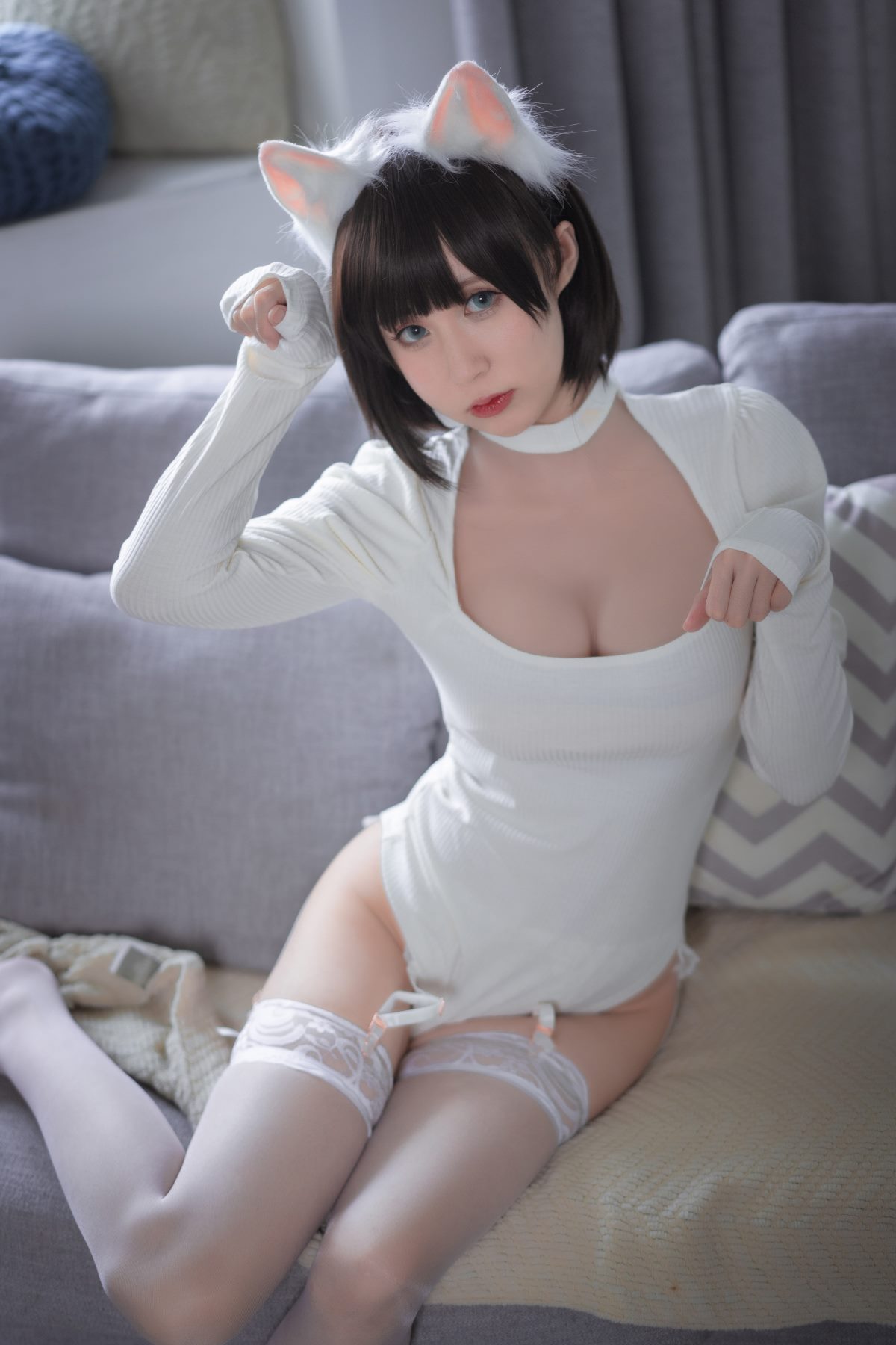 Coser@西园寺南歌 Vol 006 白猫白色连体衣 0005 1651157828.jpg