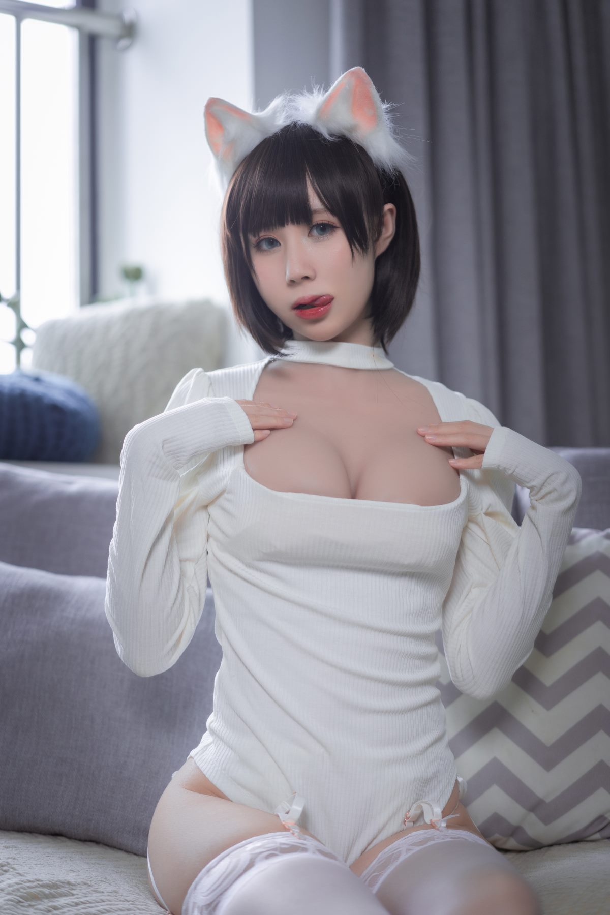 Coser@西园寺南歌 Vol 006 白猫白色连体衣 0006 1113179934.jpg