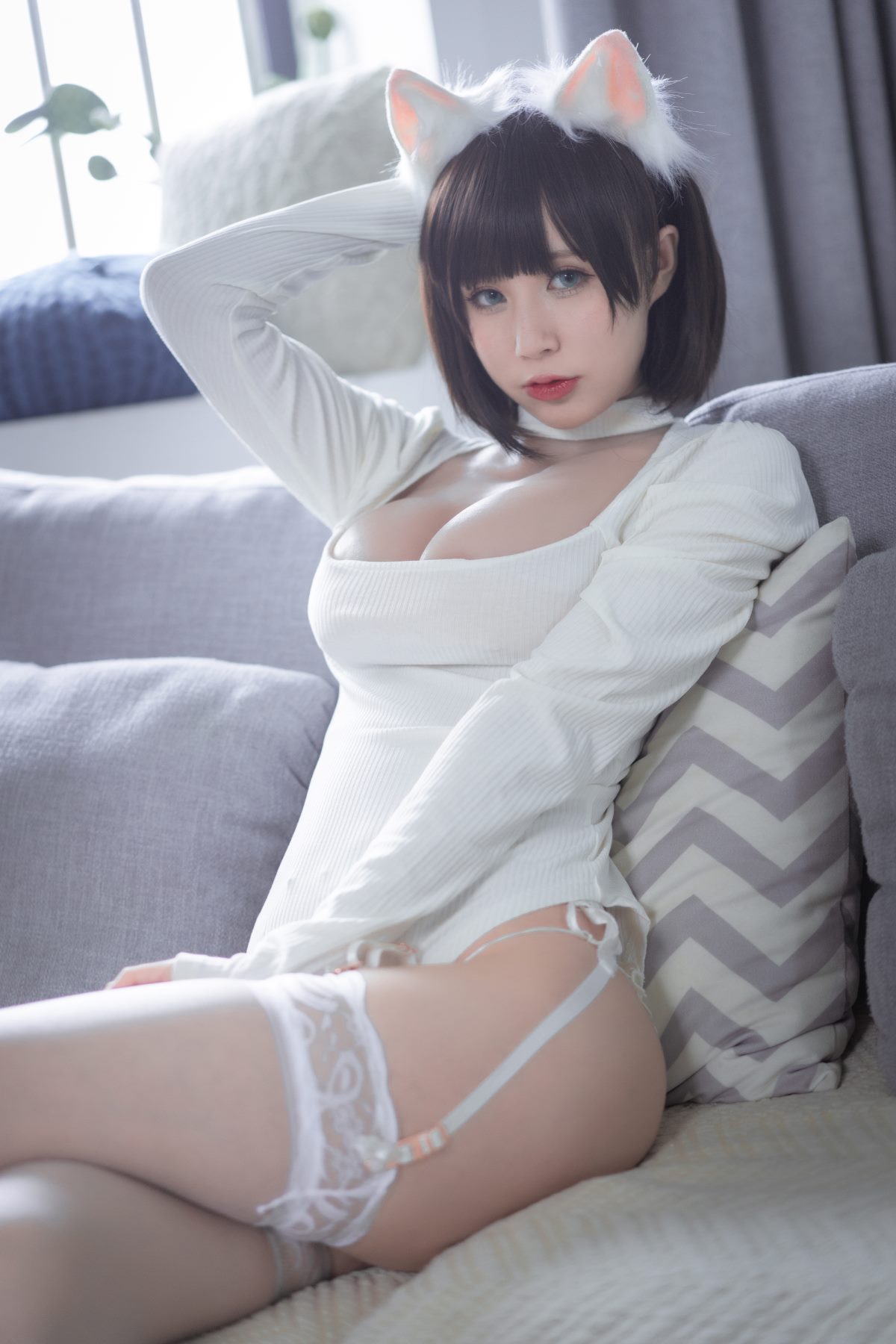 Coser@西园寺南歌 Vol 006 白猫白色连体衣 0009 8402326748.jpg