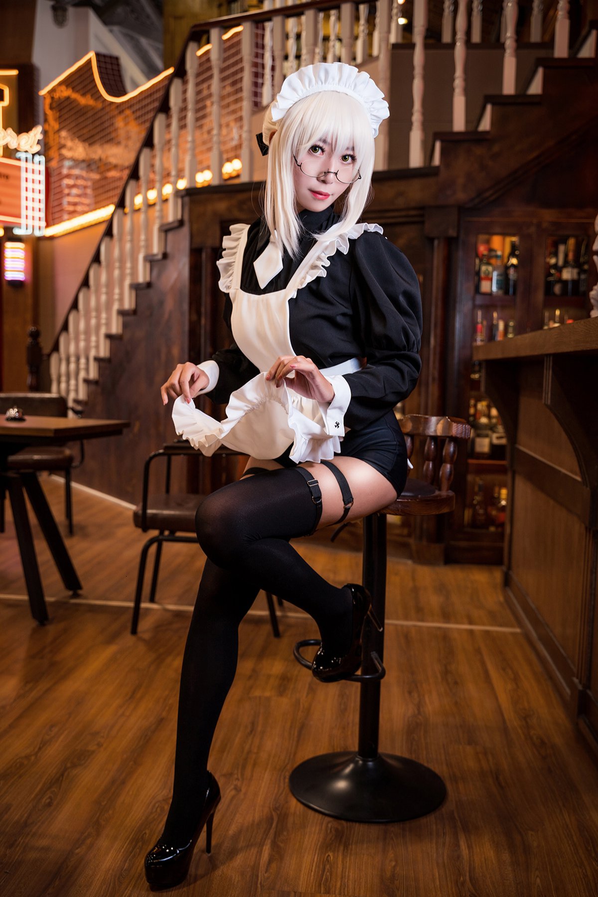 Coser@Money冷冷 Vol.007 95式玉玲珑-黑呆女仆