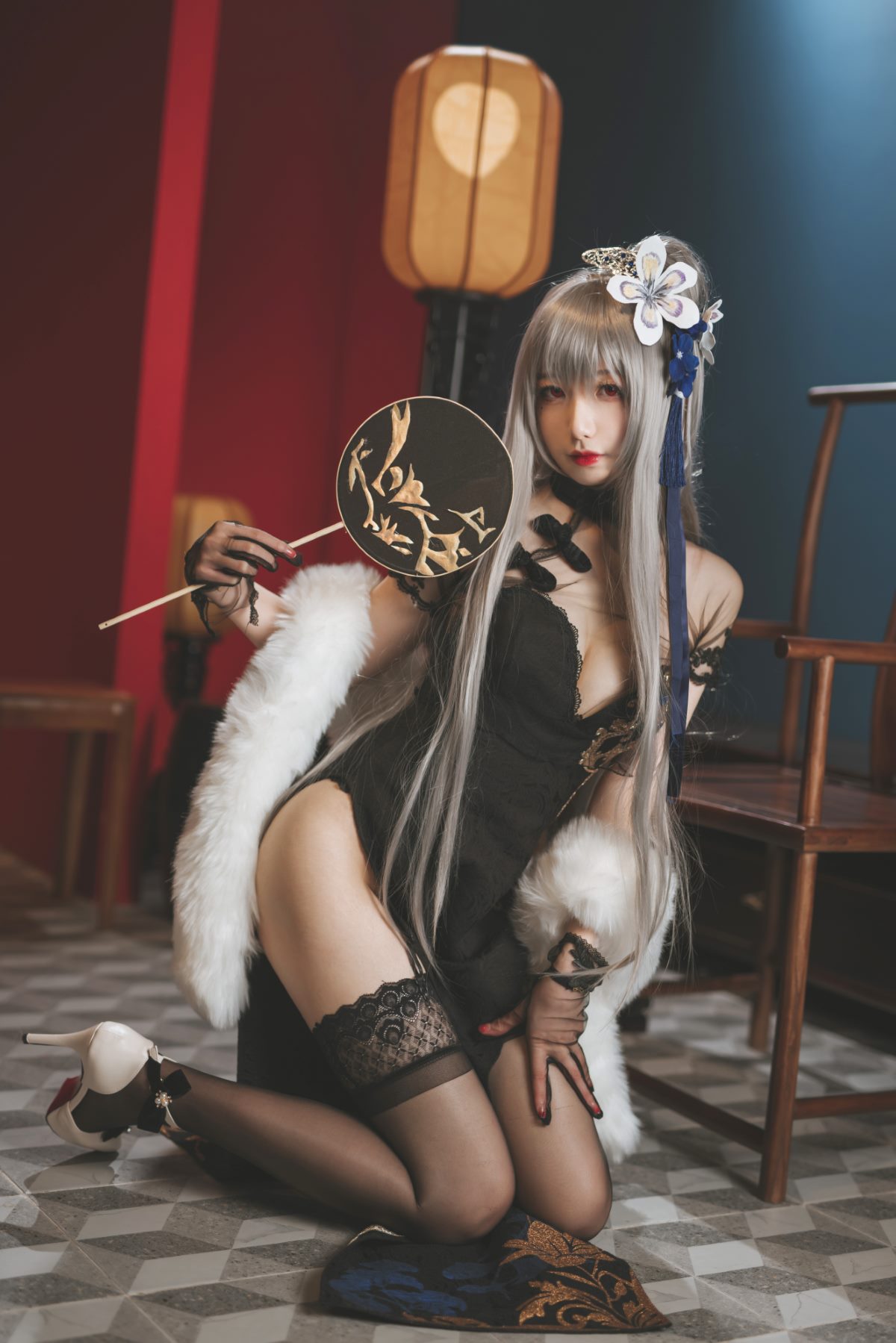 Coser@封疆疆v Vol 006 路易九世旗袍 0019