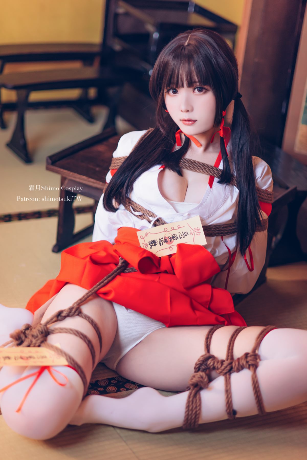 Coser@霜月shimo Vol 033 巫女捆绑 0012