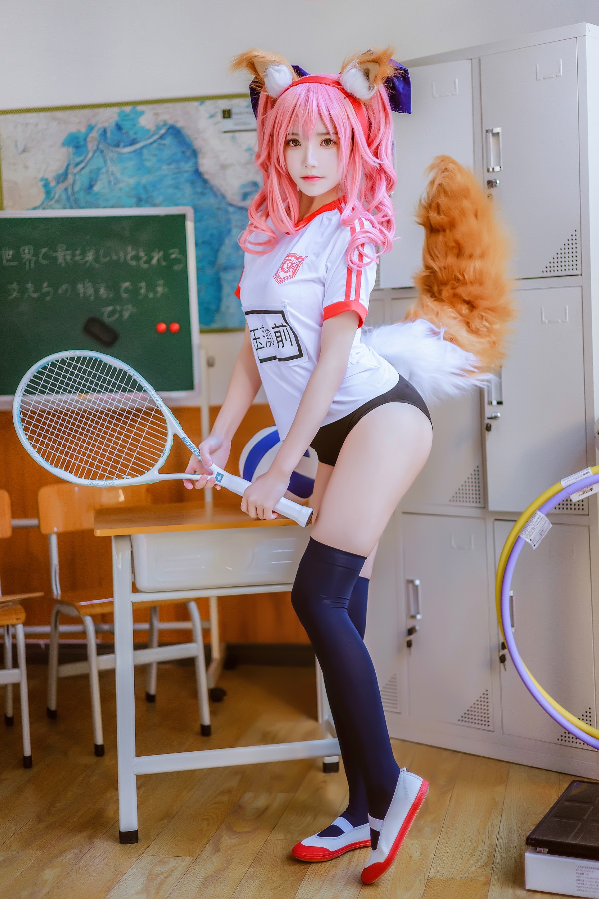 Coser@桜桃喵 Vol.098 – 玉藻前体操服 0001 4869846456