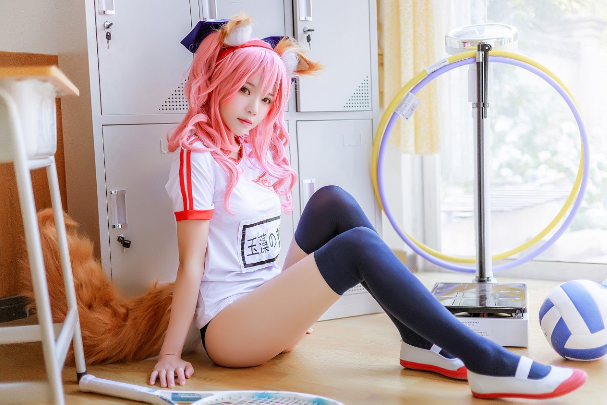 Coser@桜桃喵 Vol.098 – 玉藻前体操服 0009 4865541491