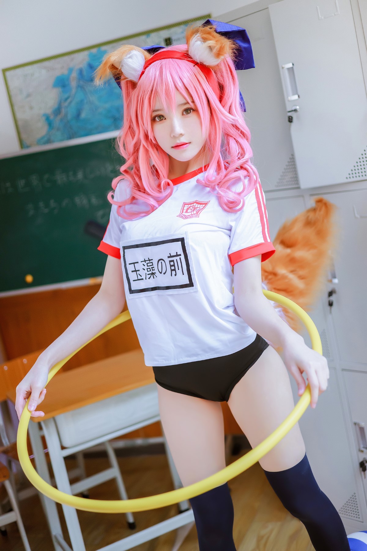 Coser@桜桃喵 Vol.098 – 玉藻前体操服 0021 7305901513