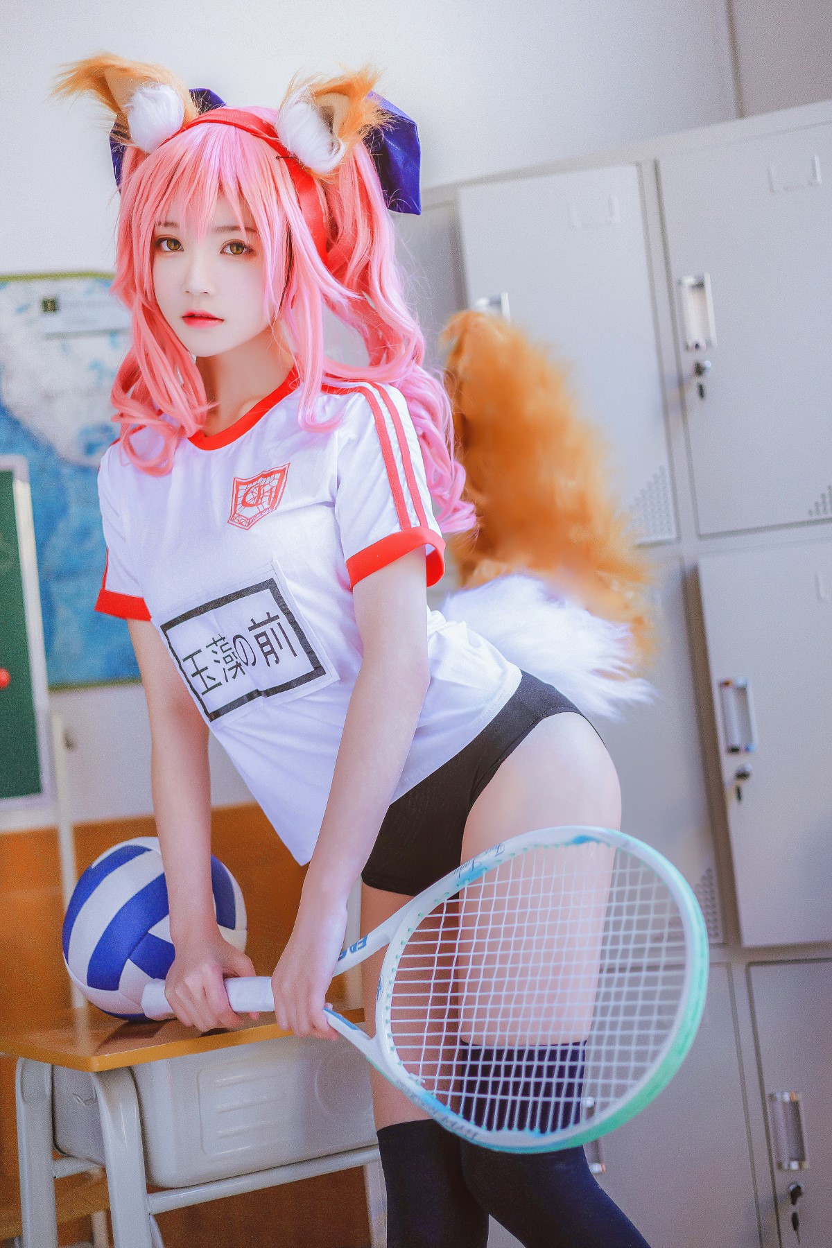 Coser@桜桃喵 Vol.098 – 玉藻前体操服 0023 9685627570