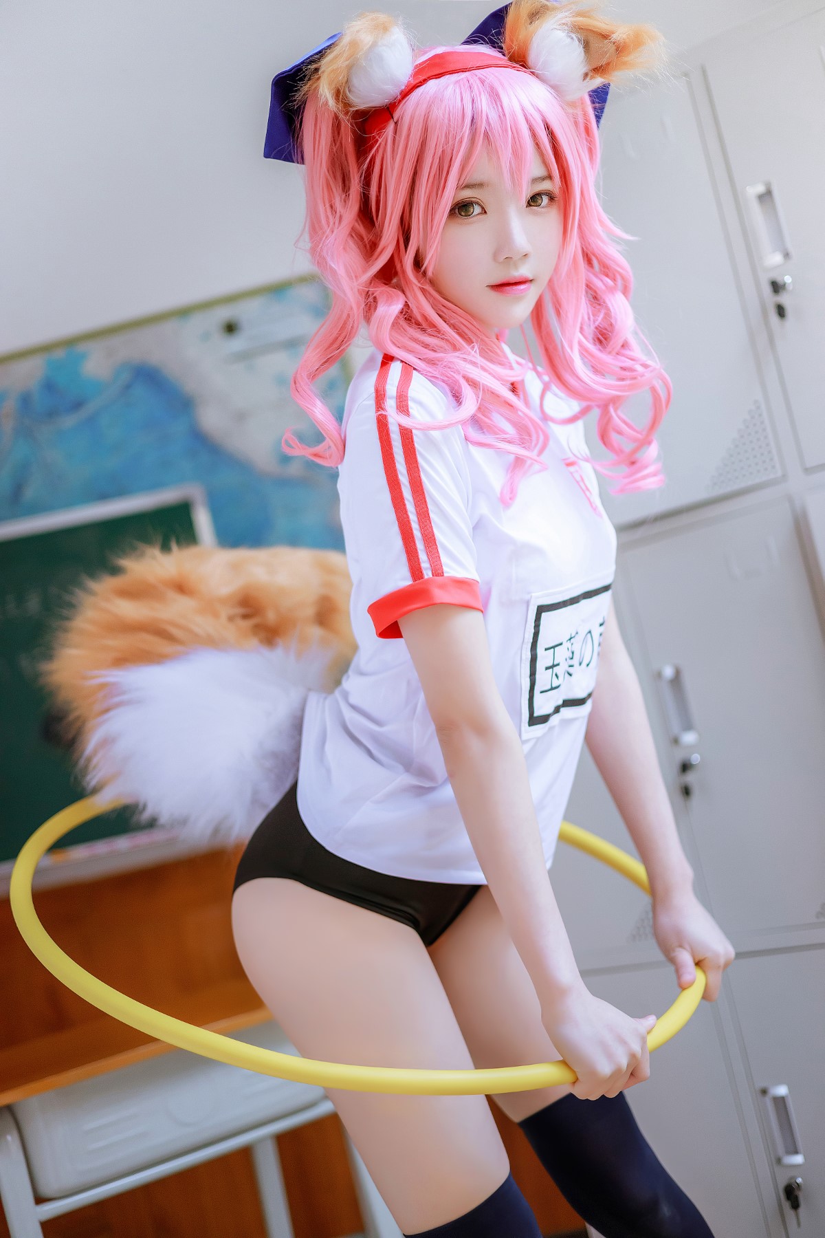 Coser@桜桃喵 Vol.098 – 玉藻前体操服 0024 6038278117