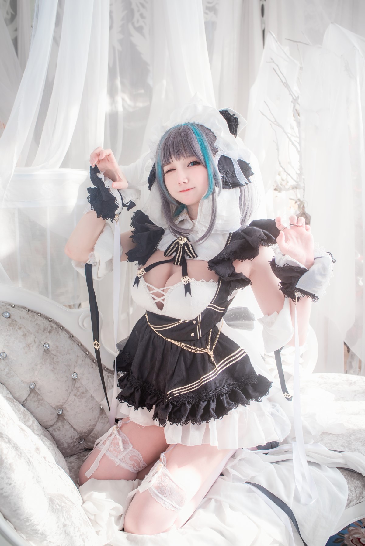 Coser@仙九Airi Vol.017 柴郡女仆 0019 9285874661