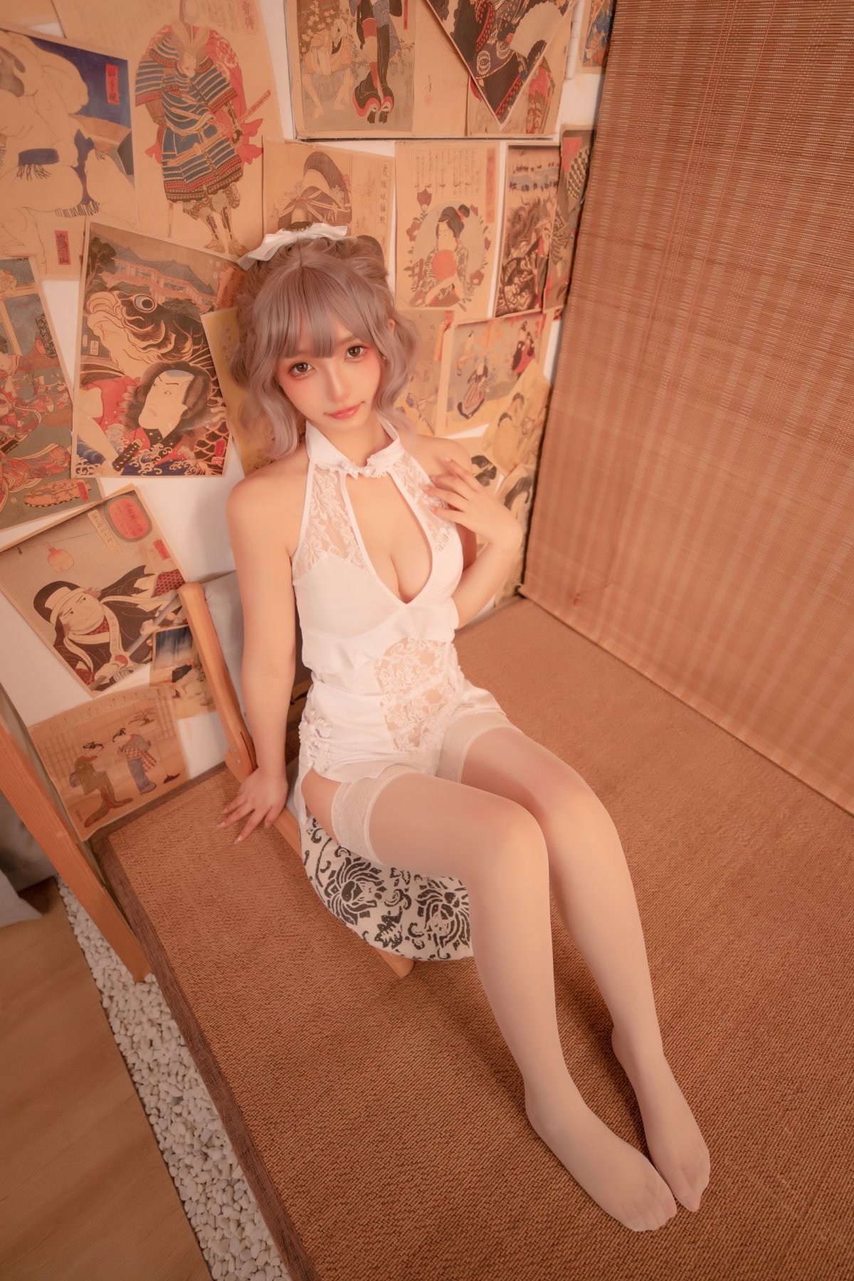 Coser@神楽坂真冬 Vol.079 白旗袍 0022