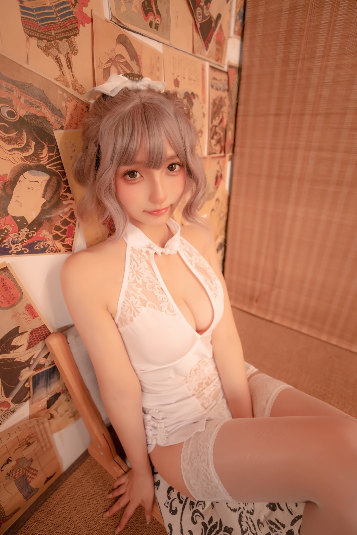 Coser@神楽坂真冬 Vol.079 白旗袍 0026