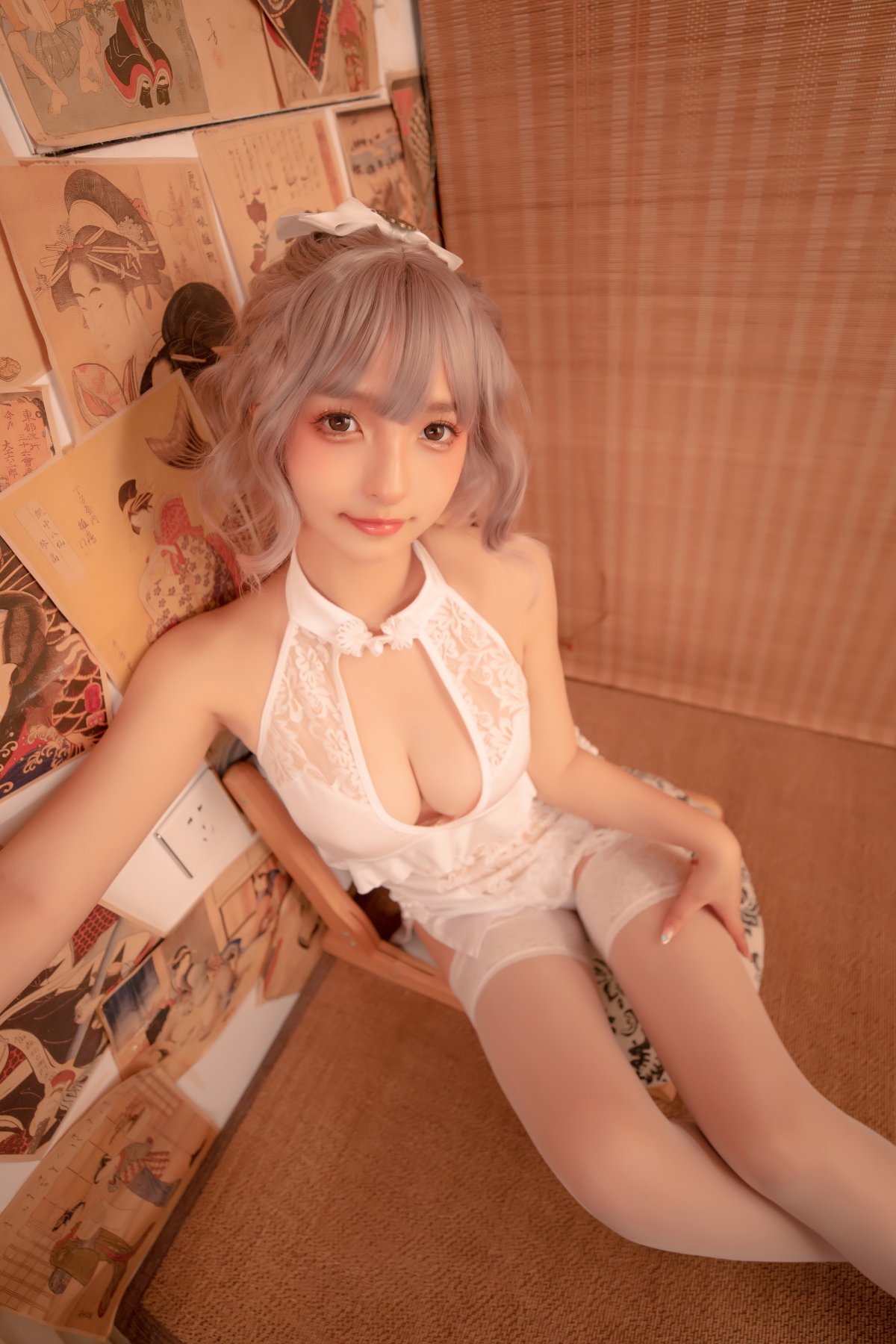 Coser@神楽坂真冬 Vol.079 白旗袍 0027