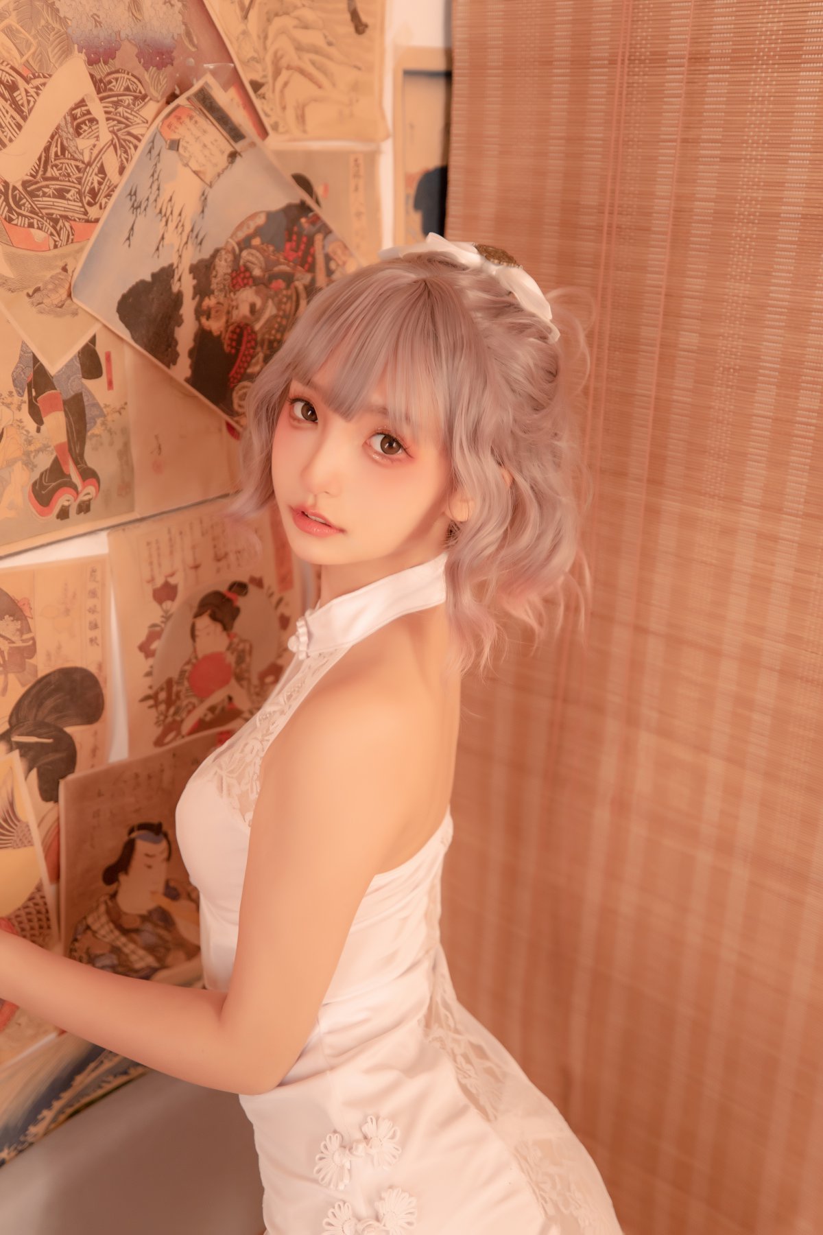 Coser@神楽坂真冬 Vol.079 白旗袍 0032