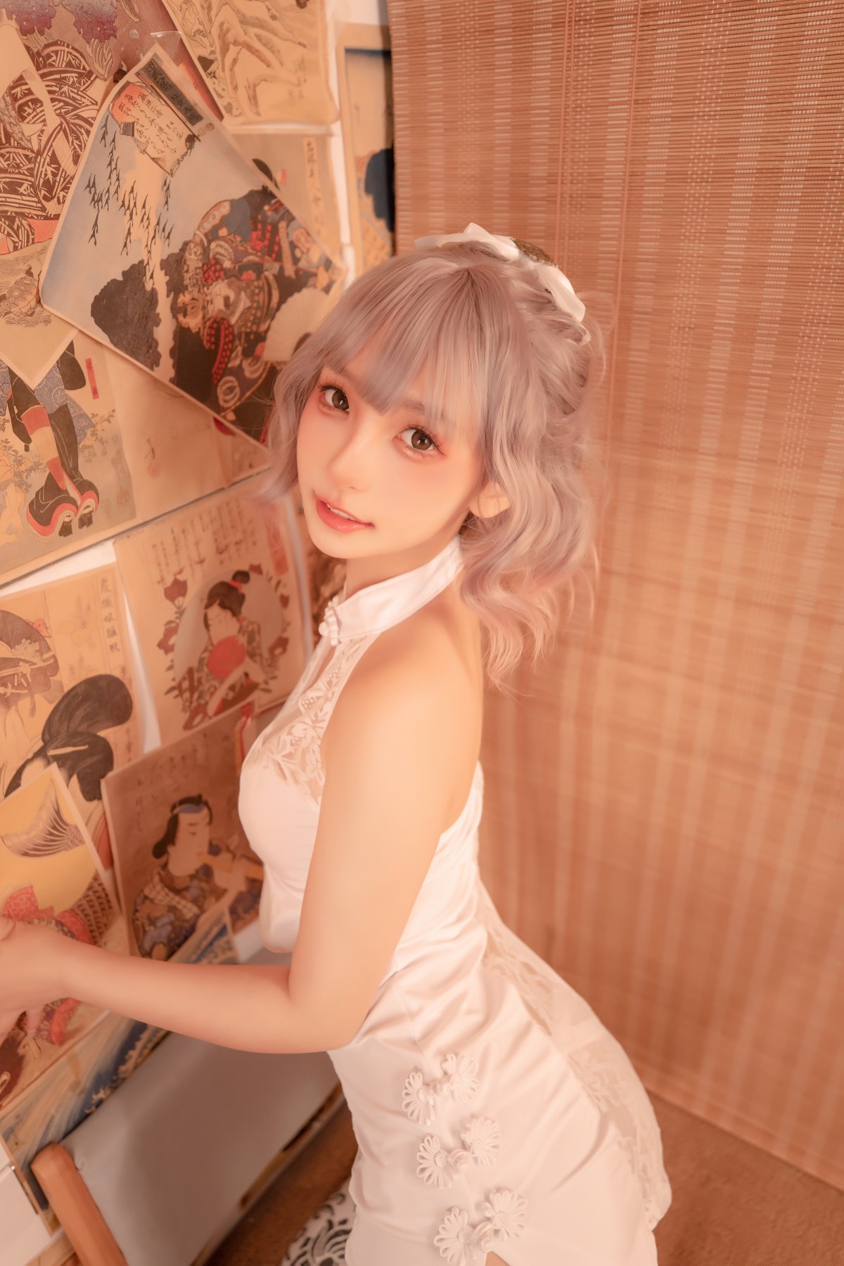 Coser@神楽坂真冬 Vol.079 白旗袍 0033