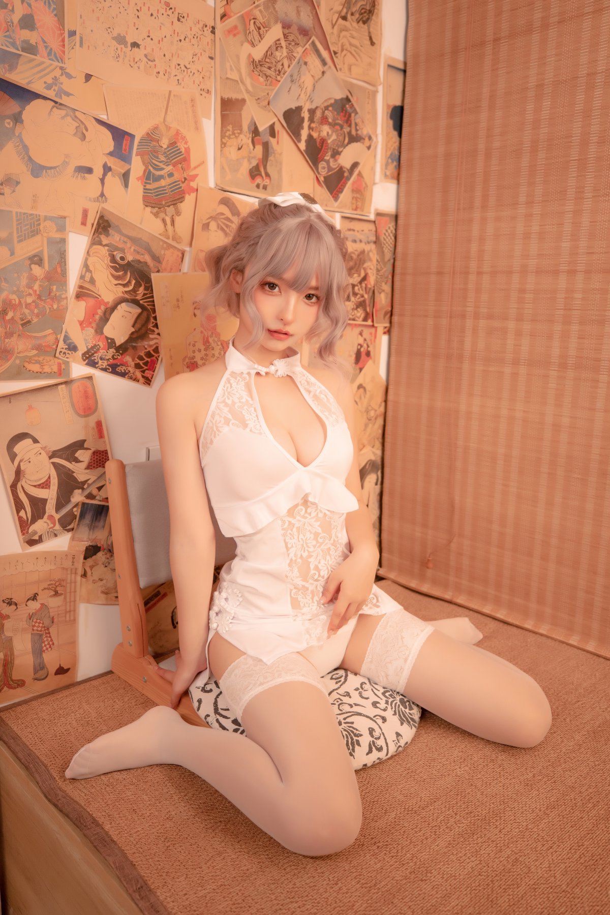 Coser@神楽坂真冬 Vol.079 白旗袍 0034