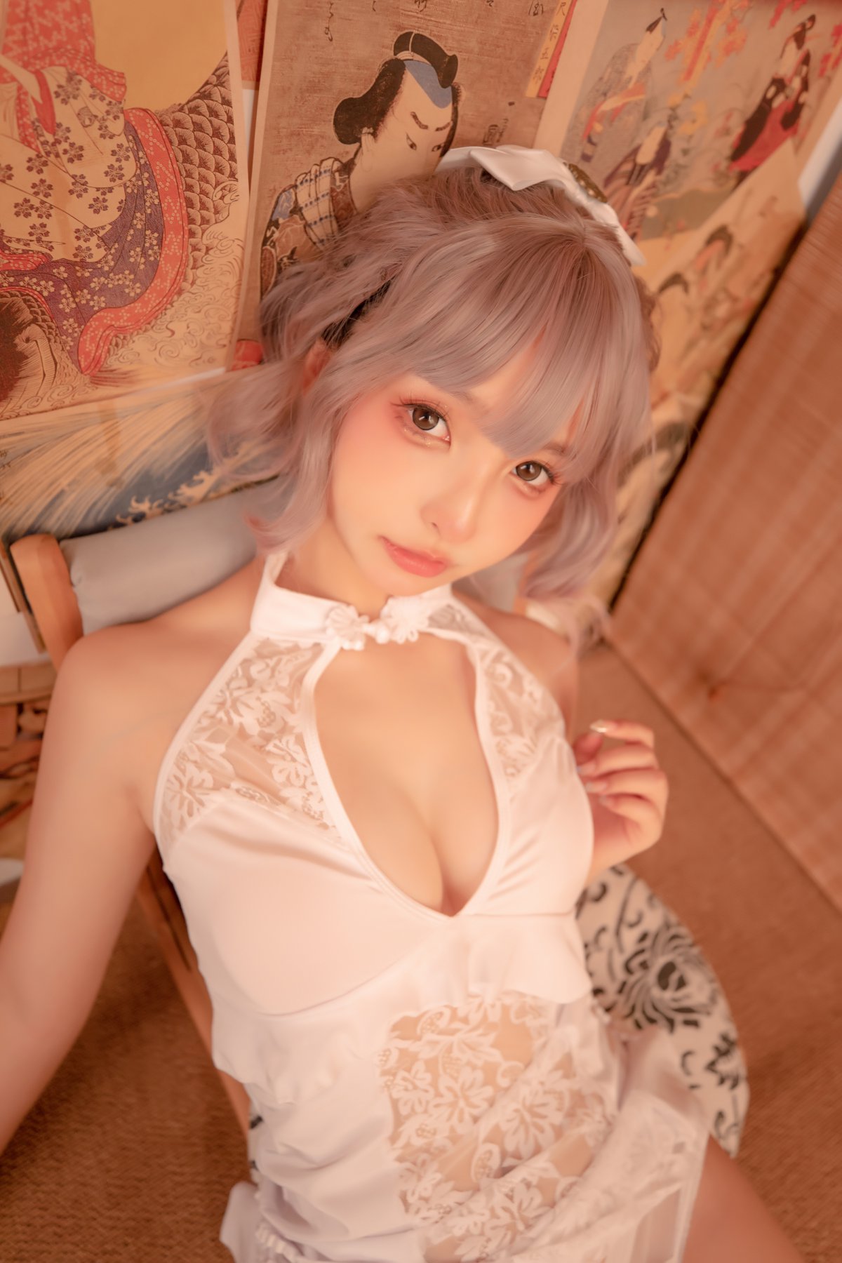 Coser@神楽坂真冬 Vol.079 白旗袍 0055