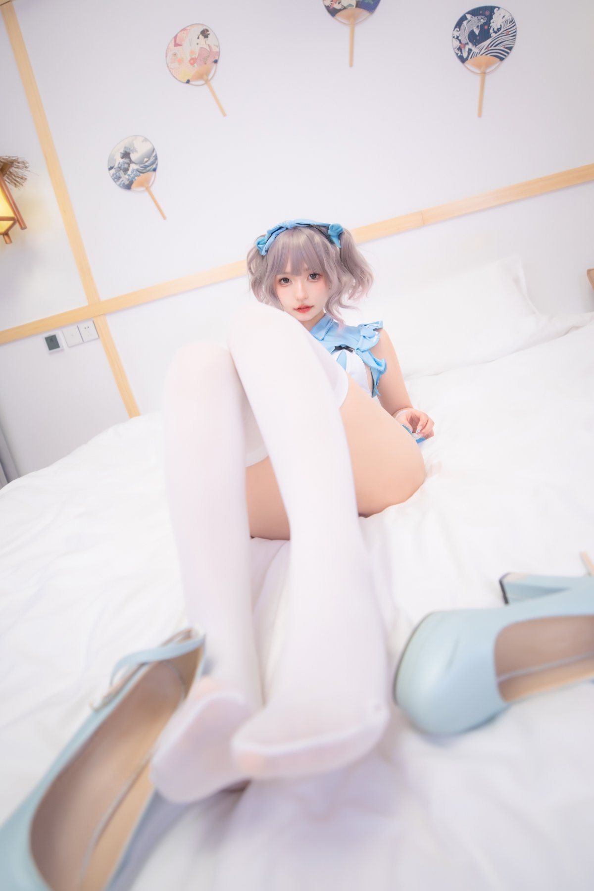 Coser@神楽坂真冬 Vol.077 蓝调女仆 0009