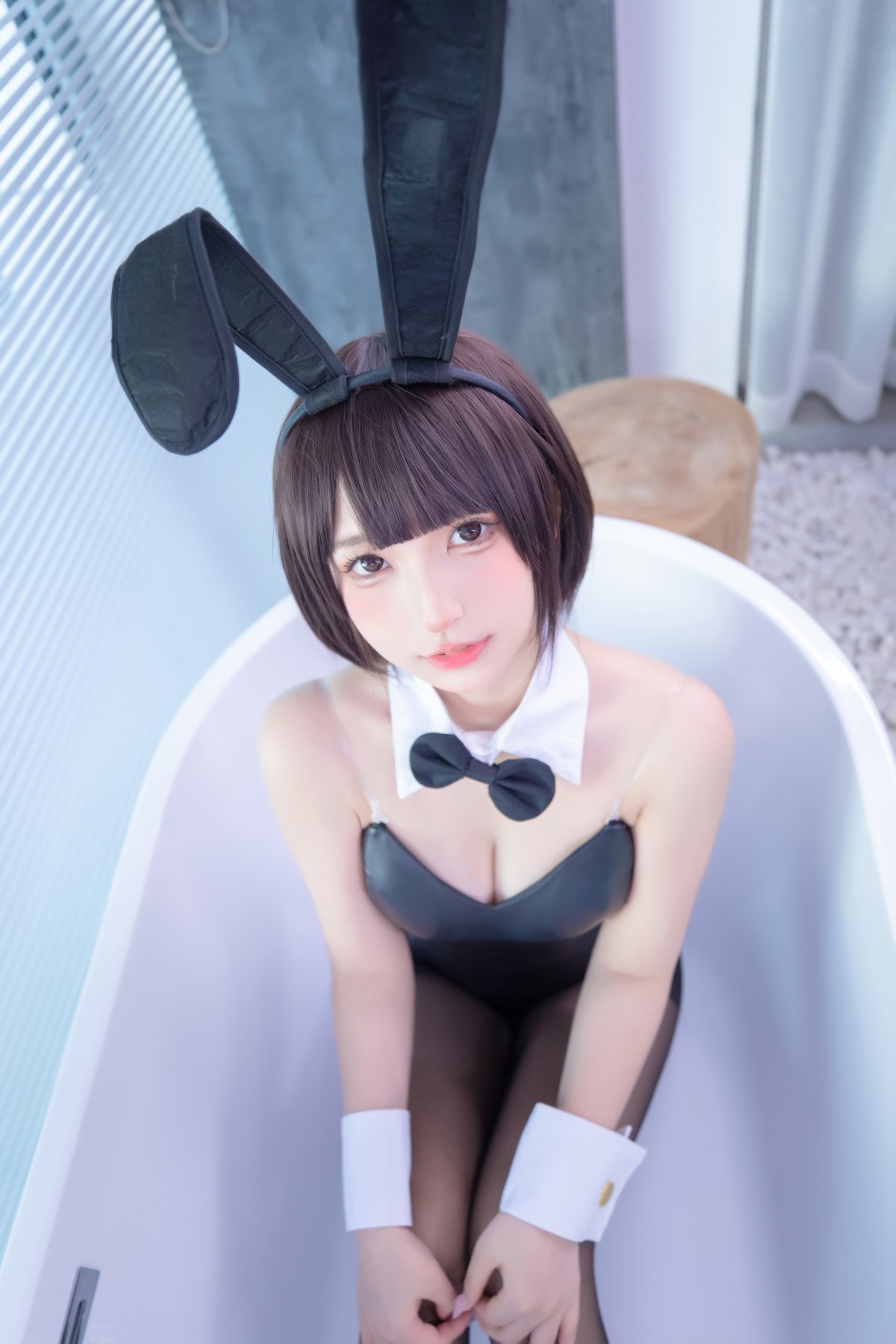 Coser@神楽坂真冬 Vol.077 兔女郎与钢管 B 0142