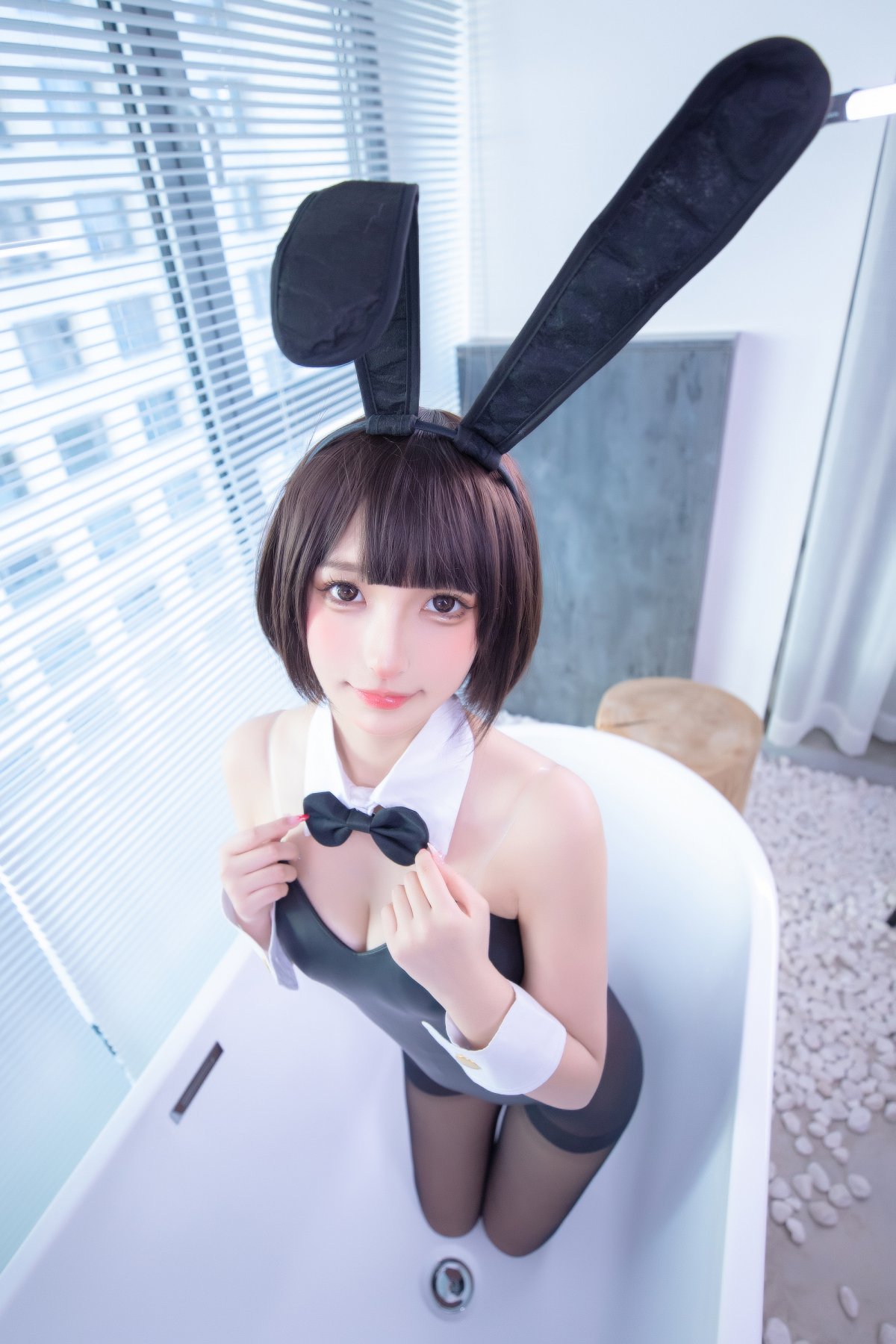 Coser@神楽坂真冬 Vol.077 兔女郎与钢管 B 0149