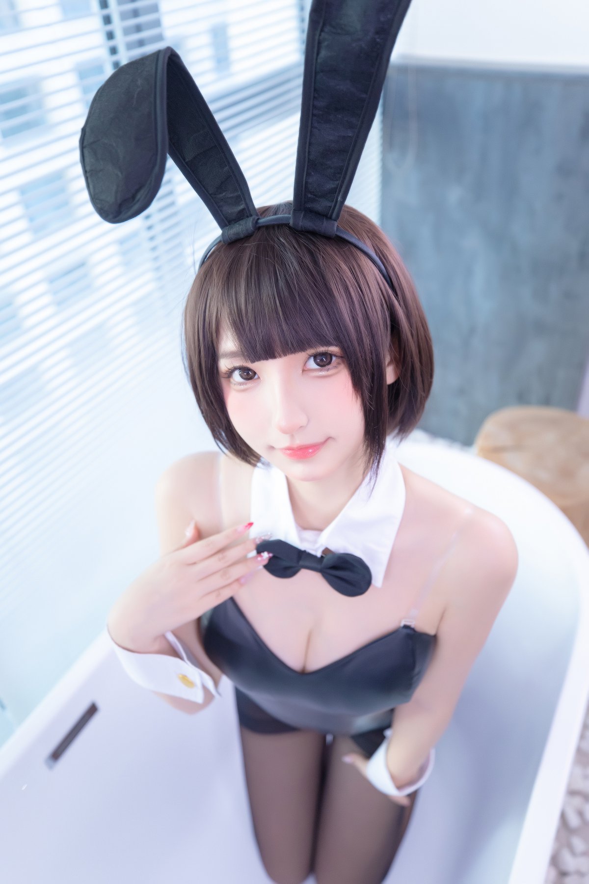 Coser@神楽坂真冬 Vol.077 兔女郎与钢管 B 0150