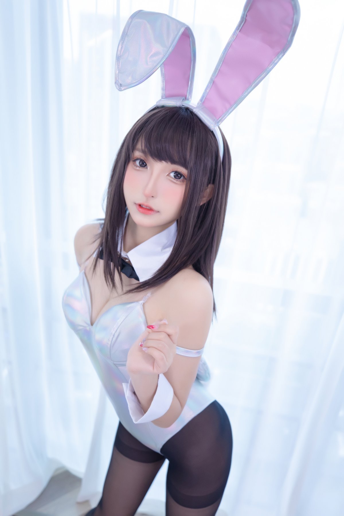 Coser@神楽坂真冬 Vol.077 兔女郎与钢管 A 0074