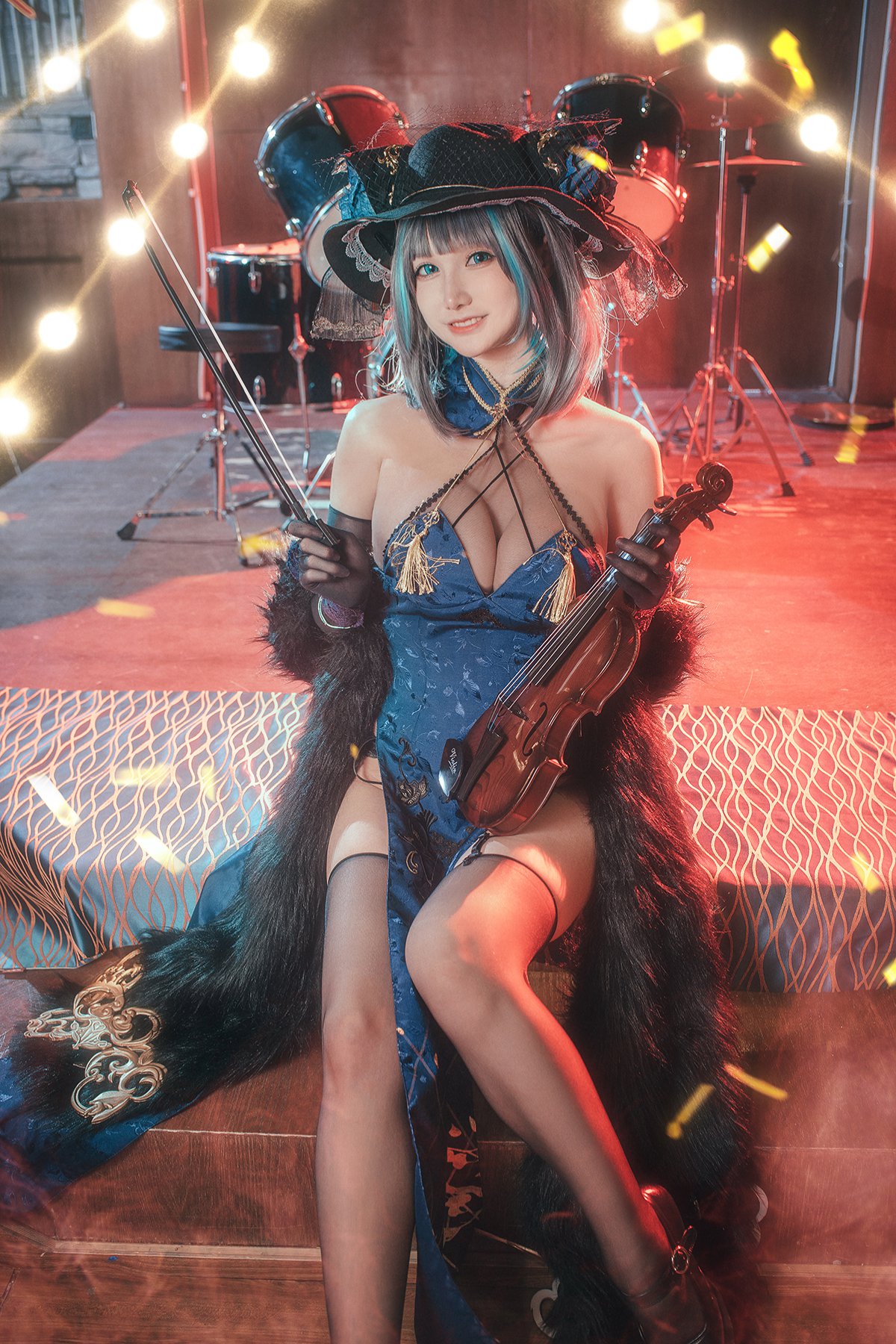 Coser@仙九Airi Vol.003 柴郡旗袍