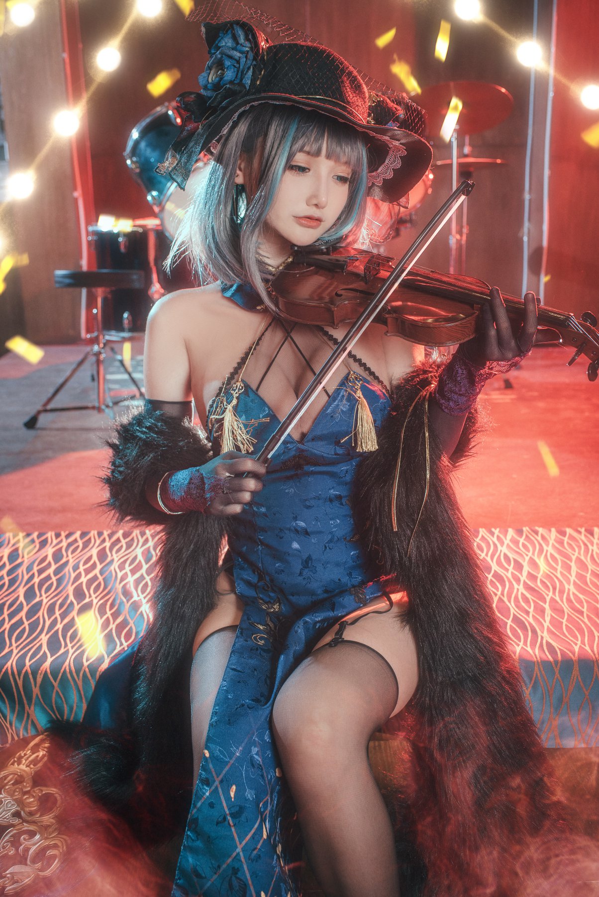 Coser@仙九Airi Vol.003 柴郡旗袍 0003