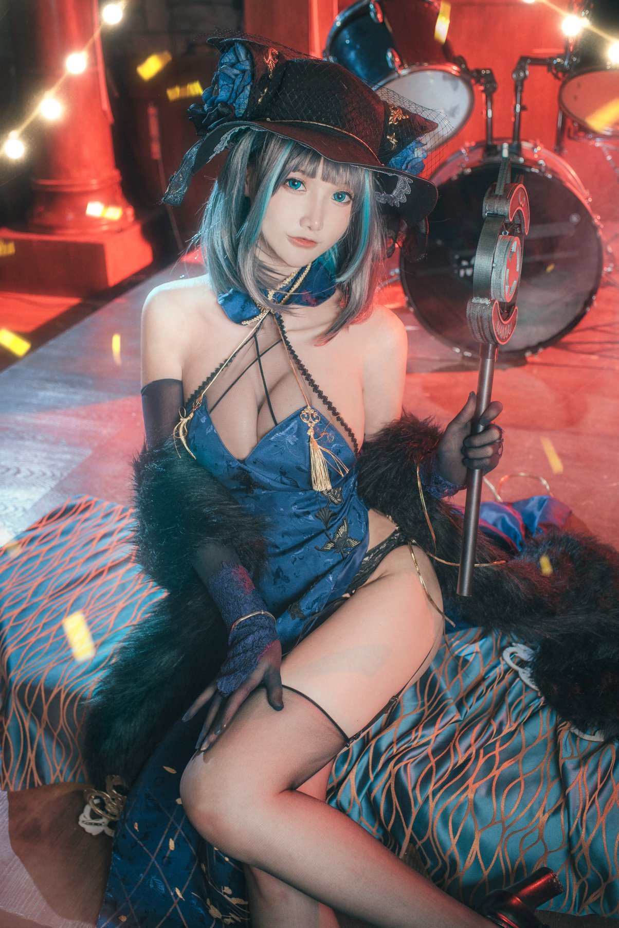 Coser@仙九Airi Vol.003 柴郡旗袍 0008