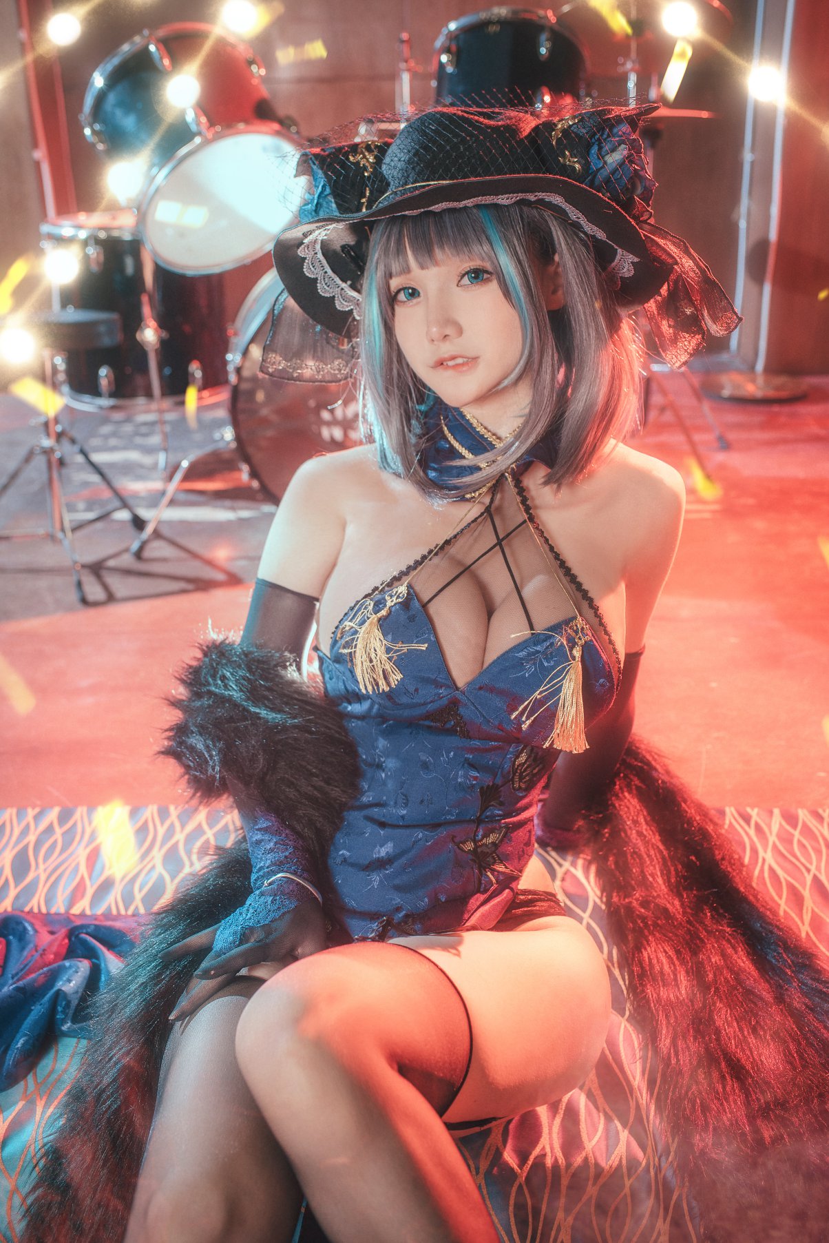 Coser@仙九Airi Vol.003 柴郡旗袍 0021